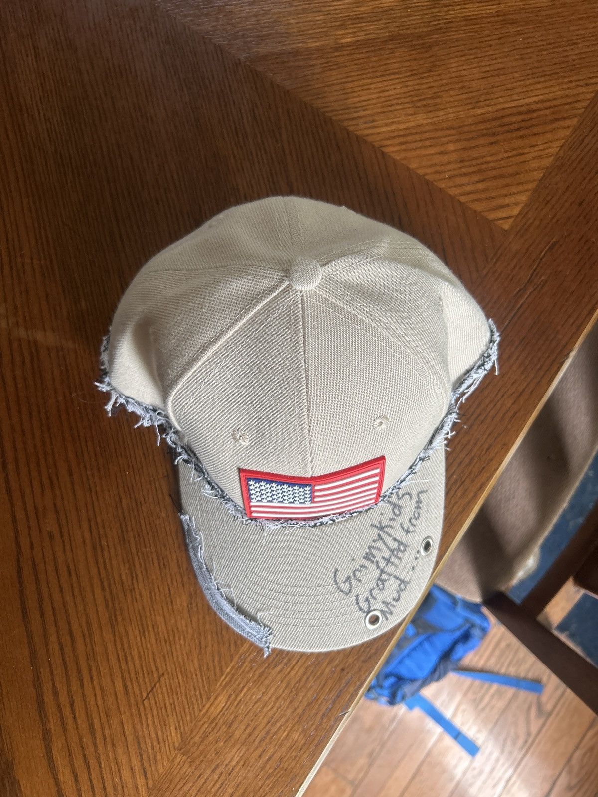 Grimykids Grimykids American Flag Custom Hat Size ONE SIZE - 2 Thumbnail