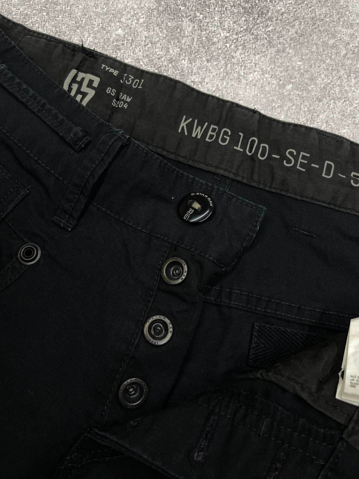 G-Star G-Star Raw WP Parker Radar Cargo Pants Black Multipocket Size US 30 / EU 46 - 14 Thumbnail