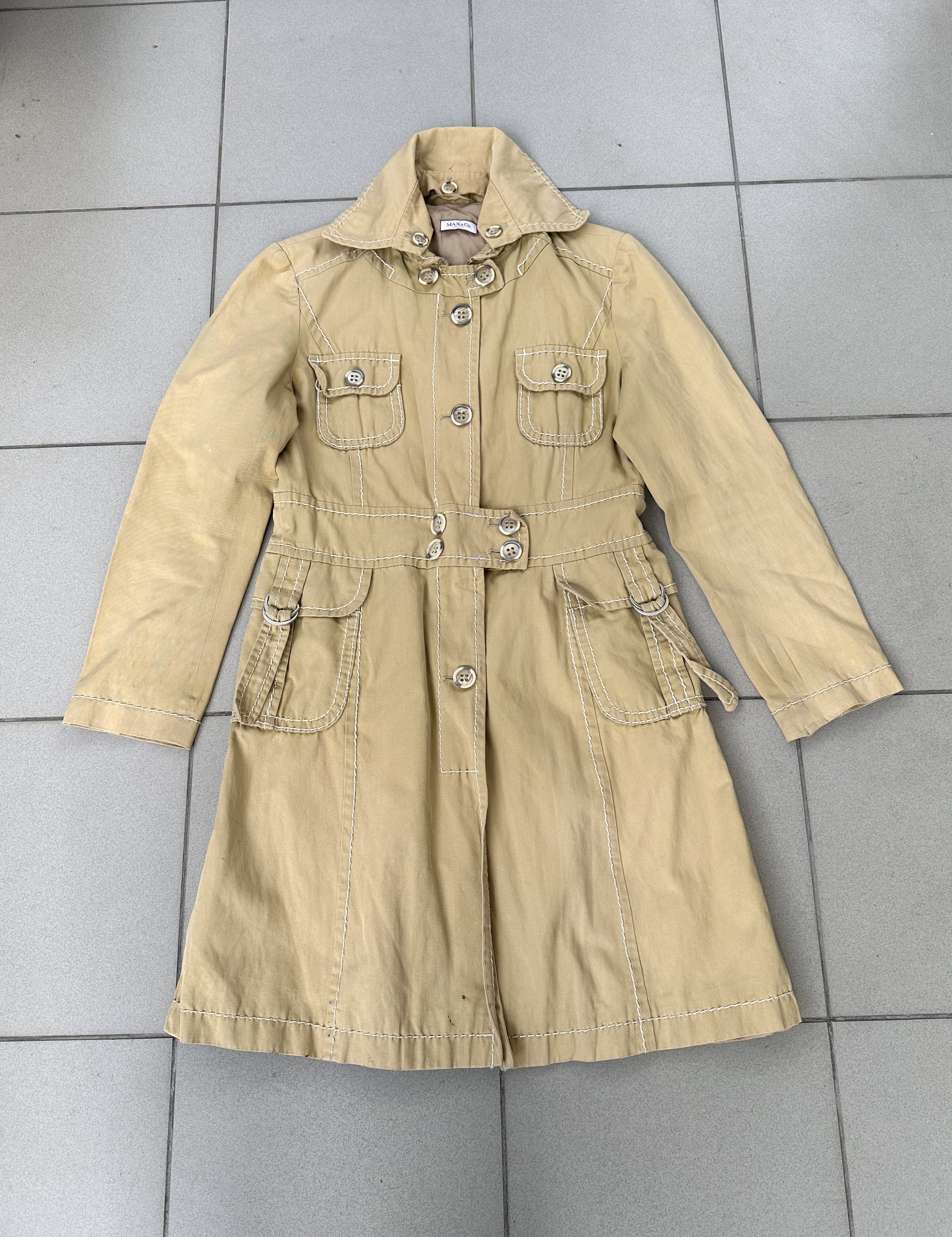 MAX&Co. × Max Mara Max Mara & Co women trench coat Size M / US 6-8 / IT 42-44 - 2 Thumbnail