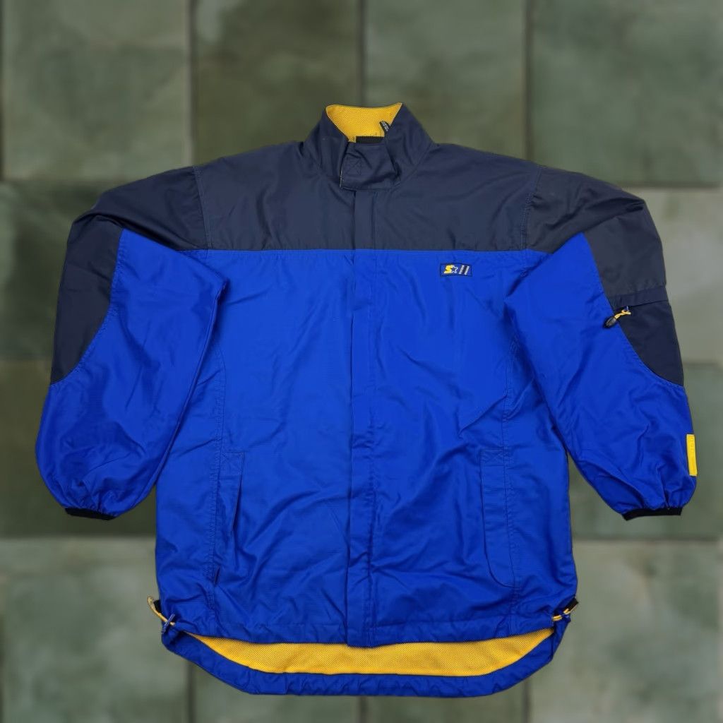 Starter Vintage Starter Windbreaker Jacket Adult Small Y2K Tech Sports Pockets Full Zip Size US S / EU 44-46 / 1 - 1 Thumbnail