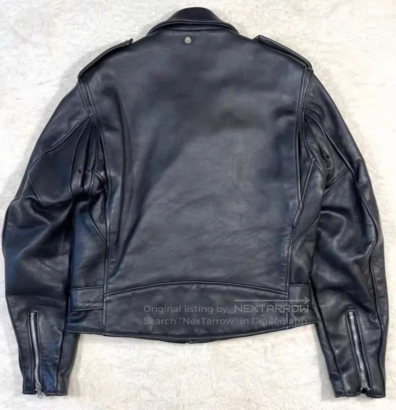 Schott Schott Leather coat Size US XXS / EU 40 - 2 Thumbnail