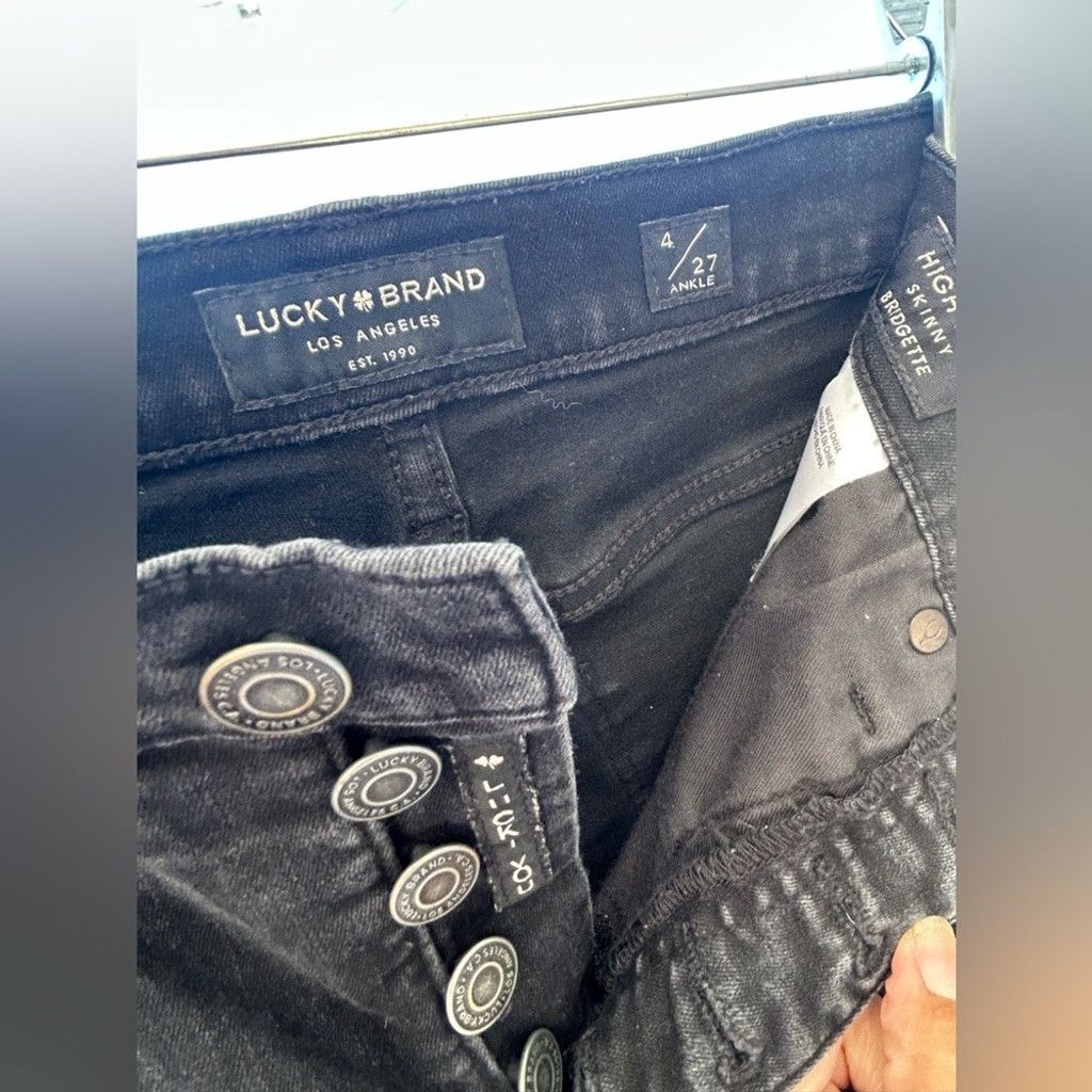 Lucky Brand Lucky Brand Dark Wash High-Rise Jeans Size 27" / US 4 / IT 40 - 2 Thumbnail