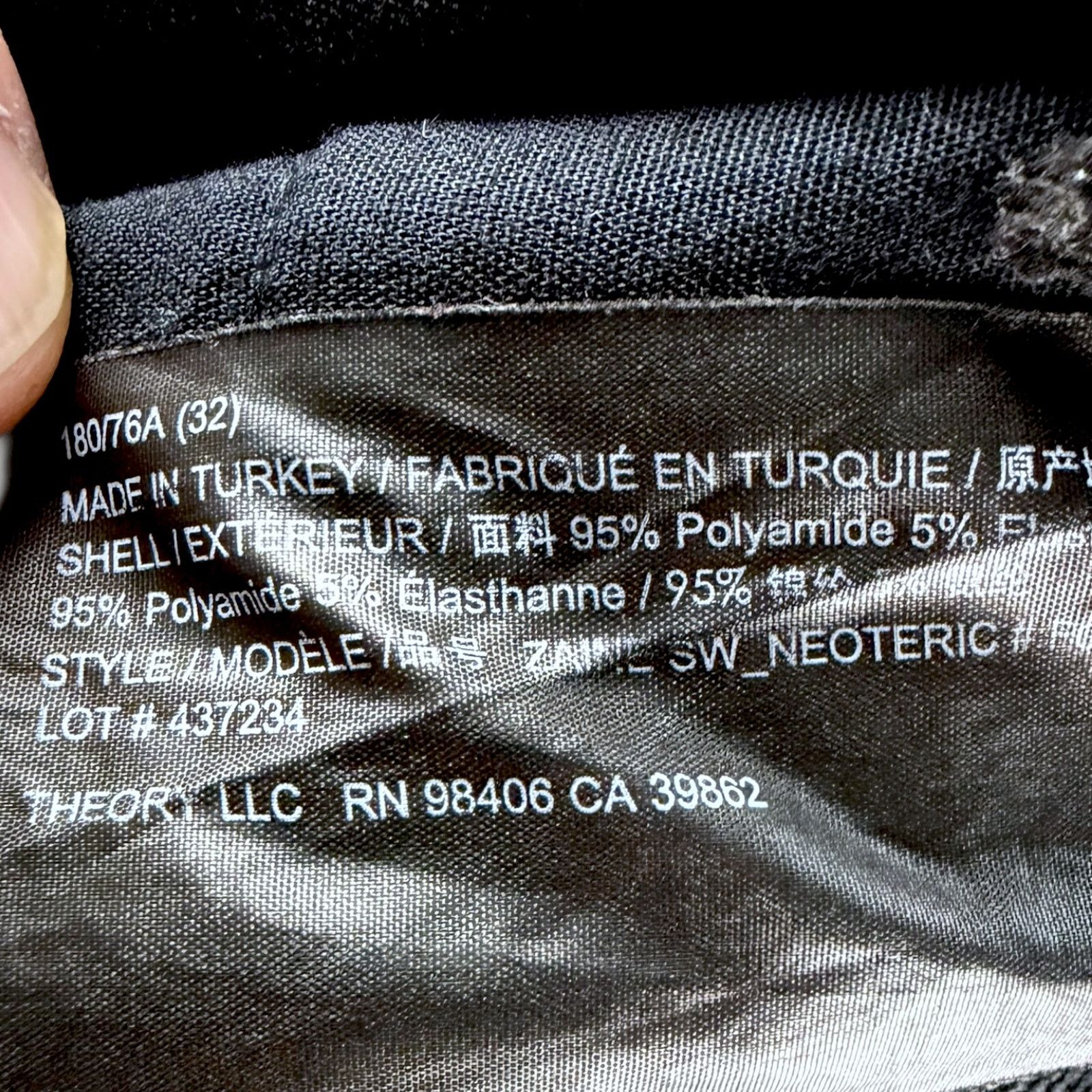 Theory Theory Men's 32x30 Performance Flat Front Work Office Pants Size US 32 / EU 48 - 9 Thumbnail