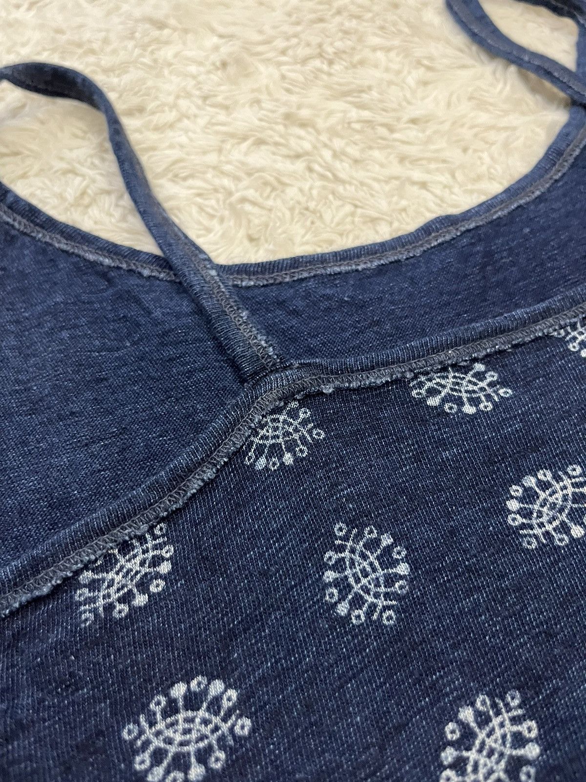 45rpm 45rpm indigo blue dyed tank top Size S / US 4 / IT 40 - 4 Thumbnail