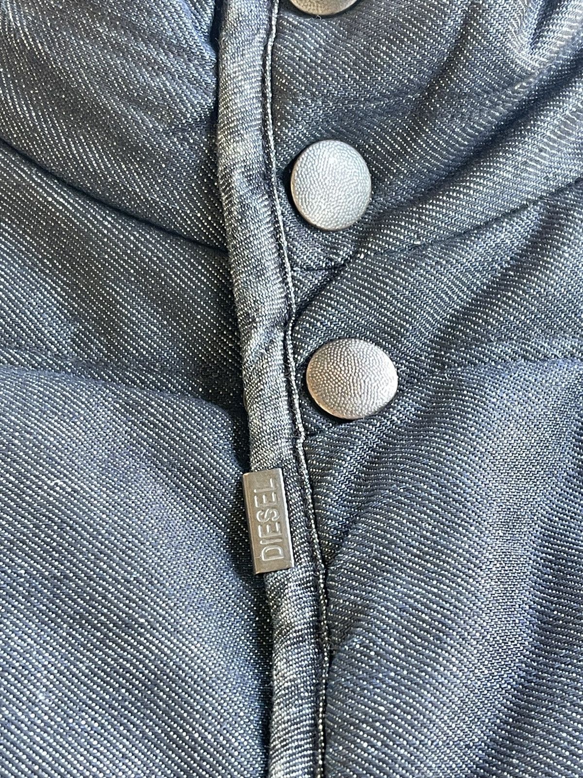 Diesel Diesel Denim Puffer Dragon Vest Size US S / EU 44-46 / 1 - 7 Thumbnail