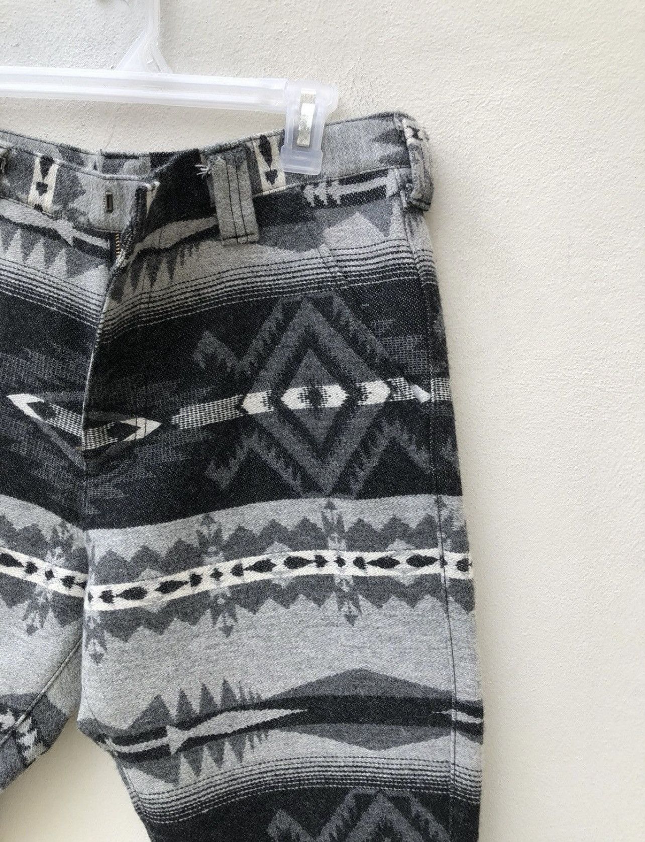 Japanese Brand Rehacer Japan Native Navajo Wool Cropped Pant Size US 30 / EU 46 - 11 Thumbnail
