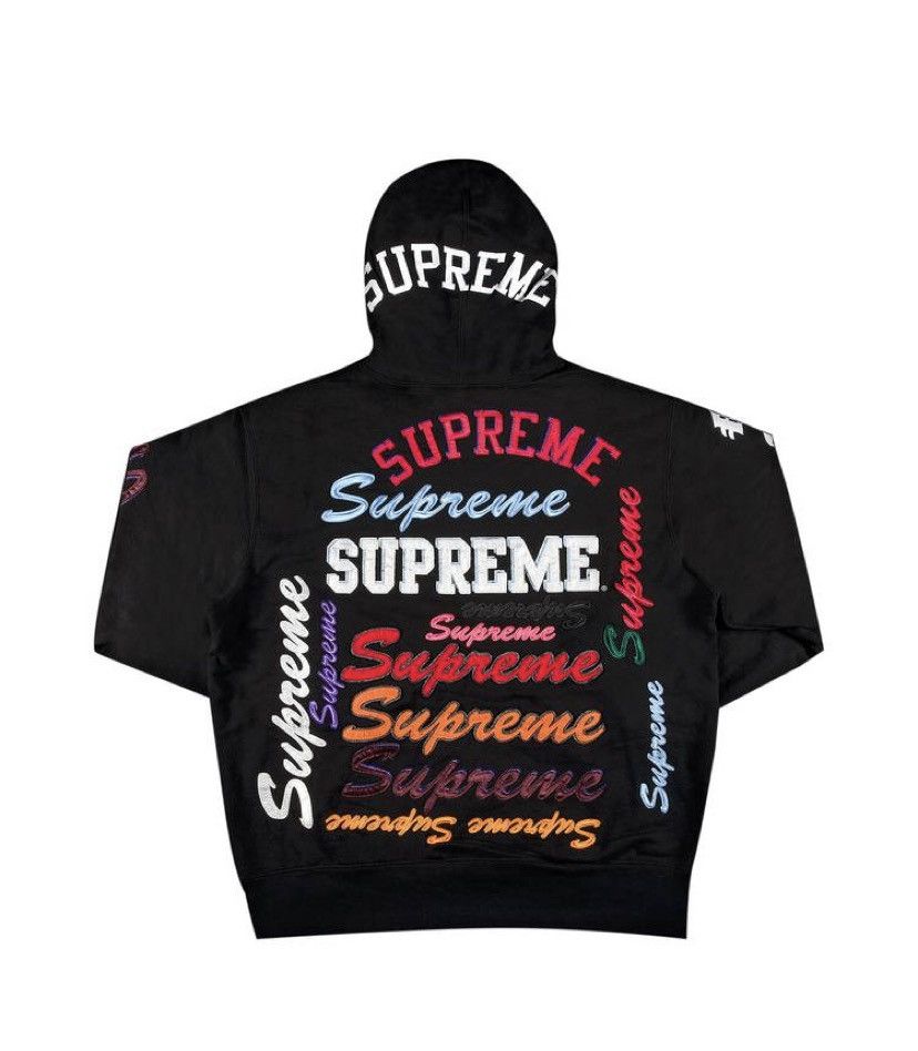 Supreme Supreme Multi logo hooded sweatshirt Size US L / EU 52-54 / 3 - 2 Thumbnail