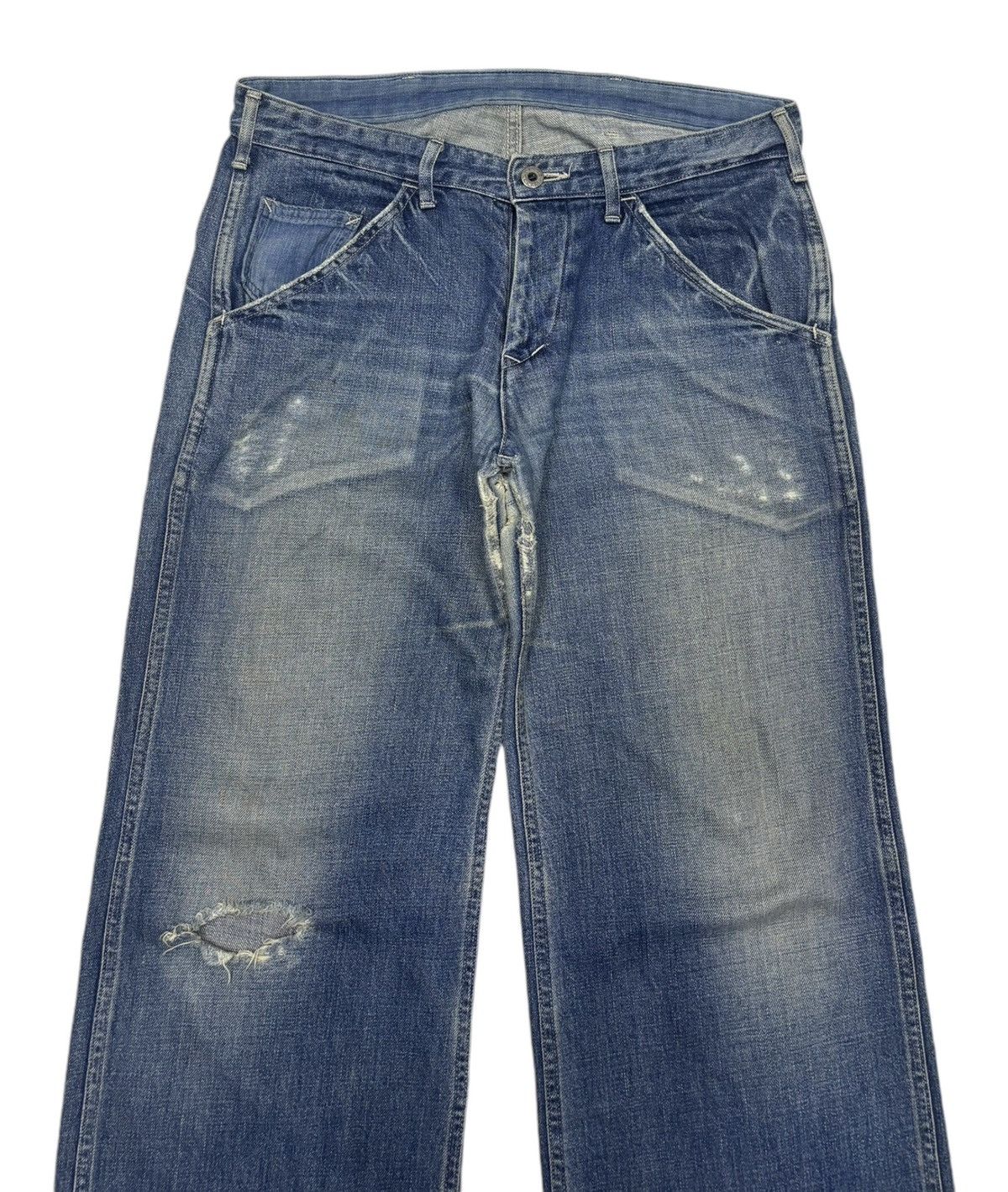 Japanese Brand × Johnbull × KOJIMA GENES JOHN BULL KOJIMA WIDE LEG BAGGY JEANS 45rpm Style Size US 32 / EU 48 - 3 Thumbnail