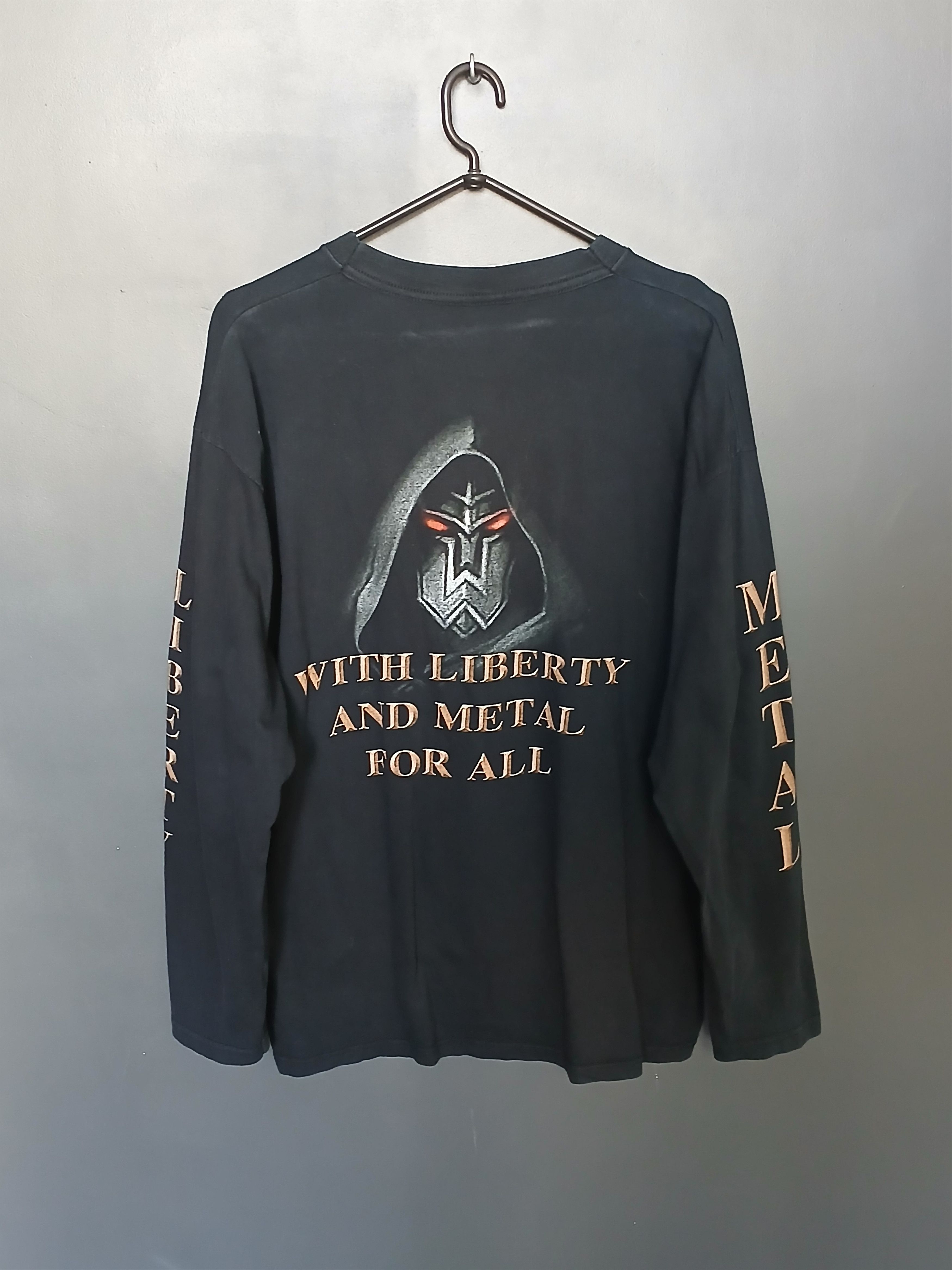Band Tees Vintage Hammerfall Long Sleeve T-Shirt Size US L / EU 52-54 / 3 - 2 Thumbnail