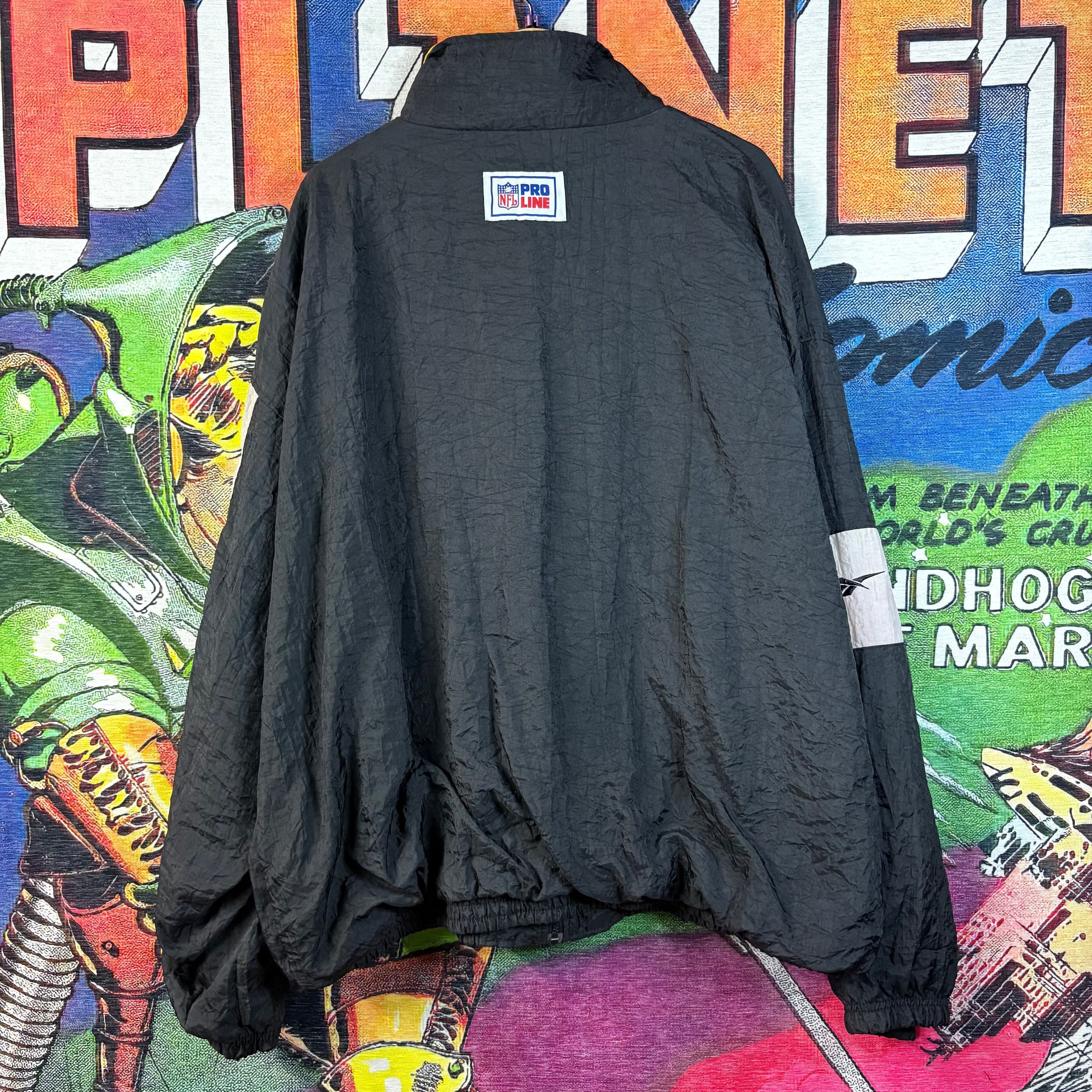Reebok Vintage 90s Reebok Pittsburgh Steelers NFL Windbreaker Size US XXL / EU 58 / 5 - 6 Thumbnail