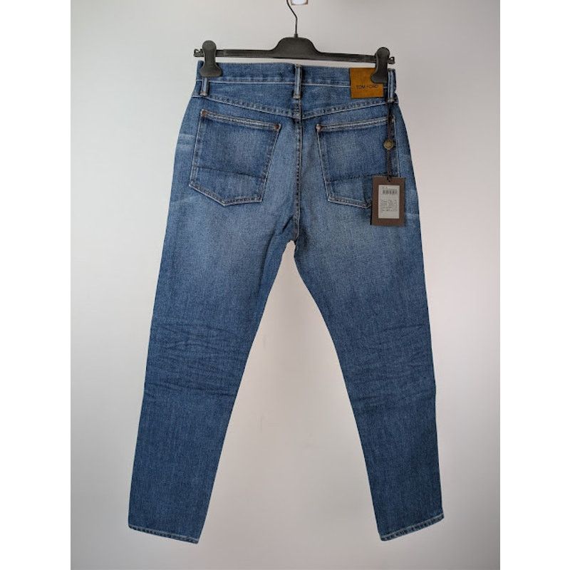 Tom Ford o1rshd1 Selvedge Tapered Denim Jeans in Blue Size US 30 / EU 46 - 10 Thumbnail