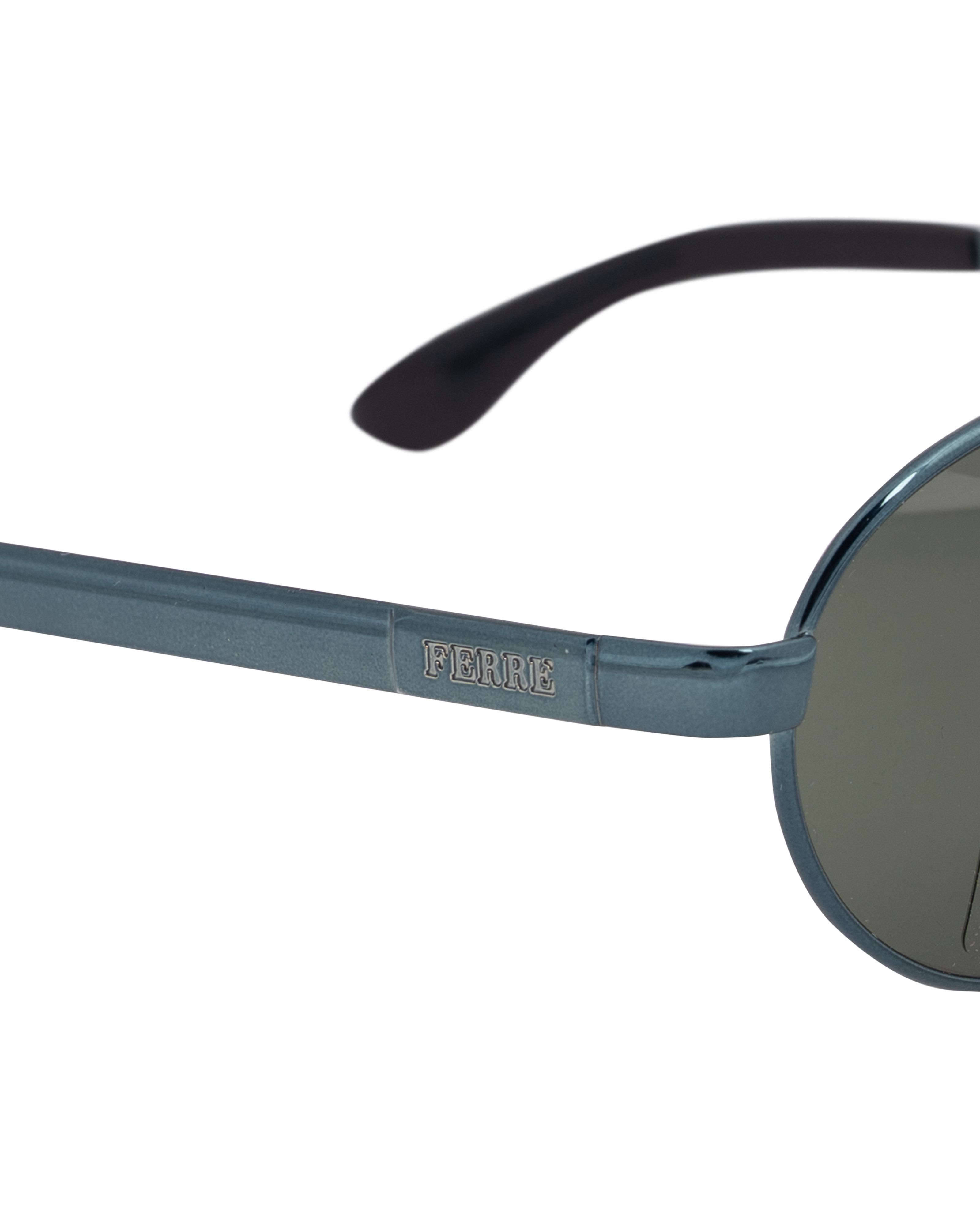 Gianfranco Ferre Gianfranco Ferre 00s Classic Dark Green Oval Sunglasses Size ONE SIZE - 3 Thumbnail