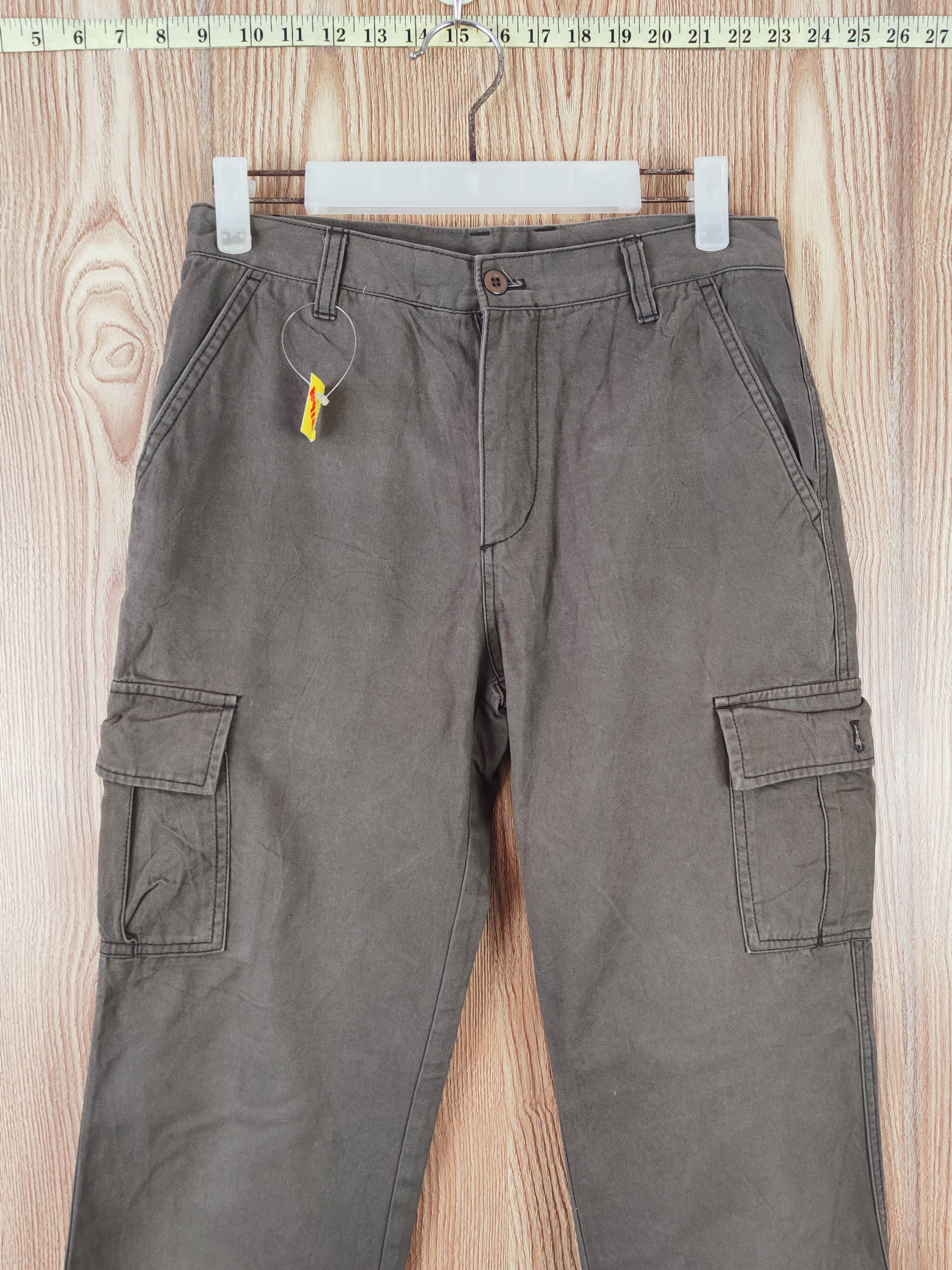 Japanese Brand Japanese Brand Brown Multipocket Tactical Cargo Pants #W912 Size US 29 - 2 Thumbnail