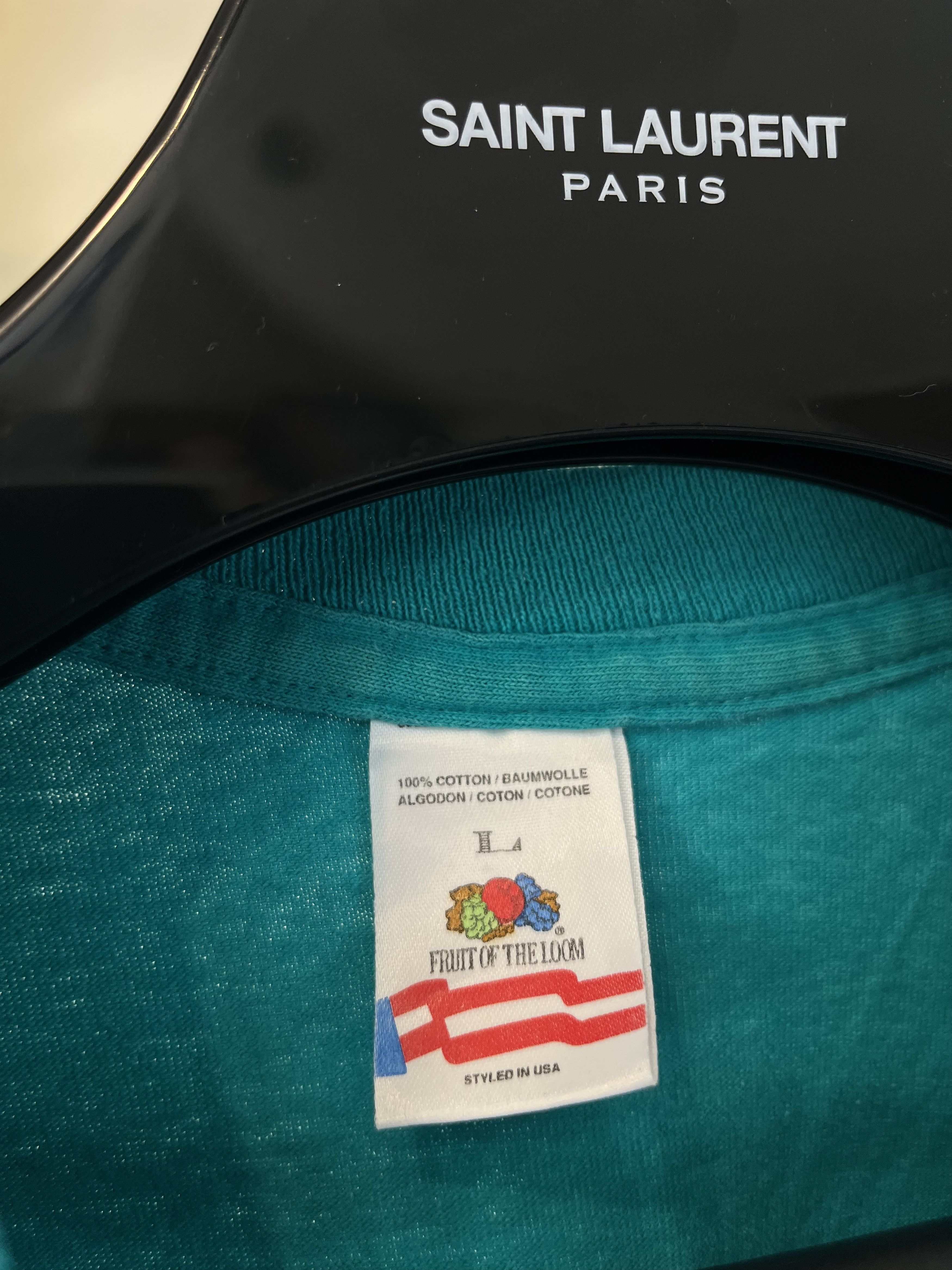 Fruit Of The Loom × Vintage Vintage 90s USA Fruit Of The Loom Trans American Route Size US L / EU 52-54 / 3 - 5 Thumbnail