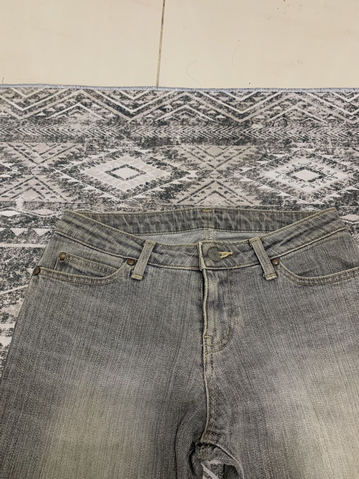 Other 🔥FLARE🔥HYSTERIC GLAMOUR INSPIRED JAPANESE FLARE PANT RARE Size US 27 - 7 Thumbnail