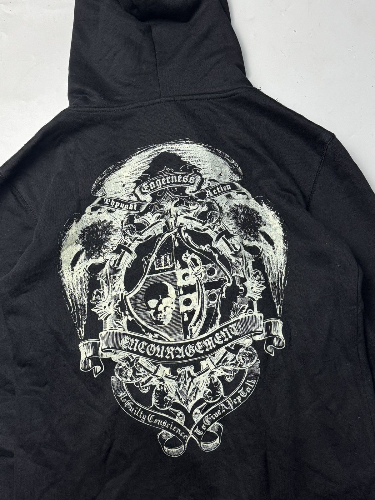If Six Was Nine × Japanese Brand × Le Grande Bleu (L.G.B.) Jackrose Ifsixwasnine Asymmetrical Hooded Skulls Size US M / EU 48-50 / 2 - 4 Thumbnail