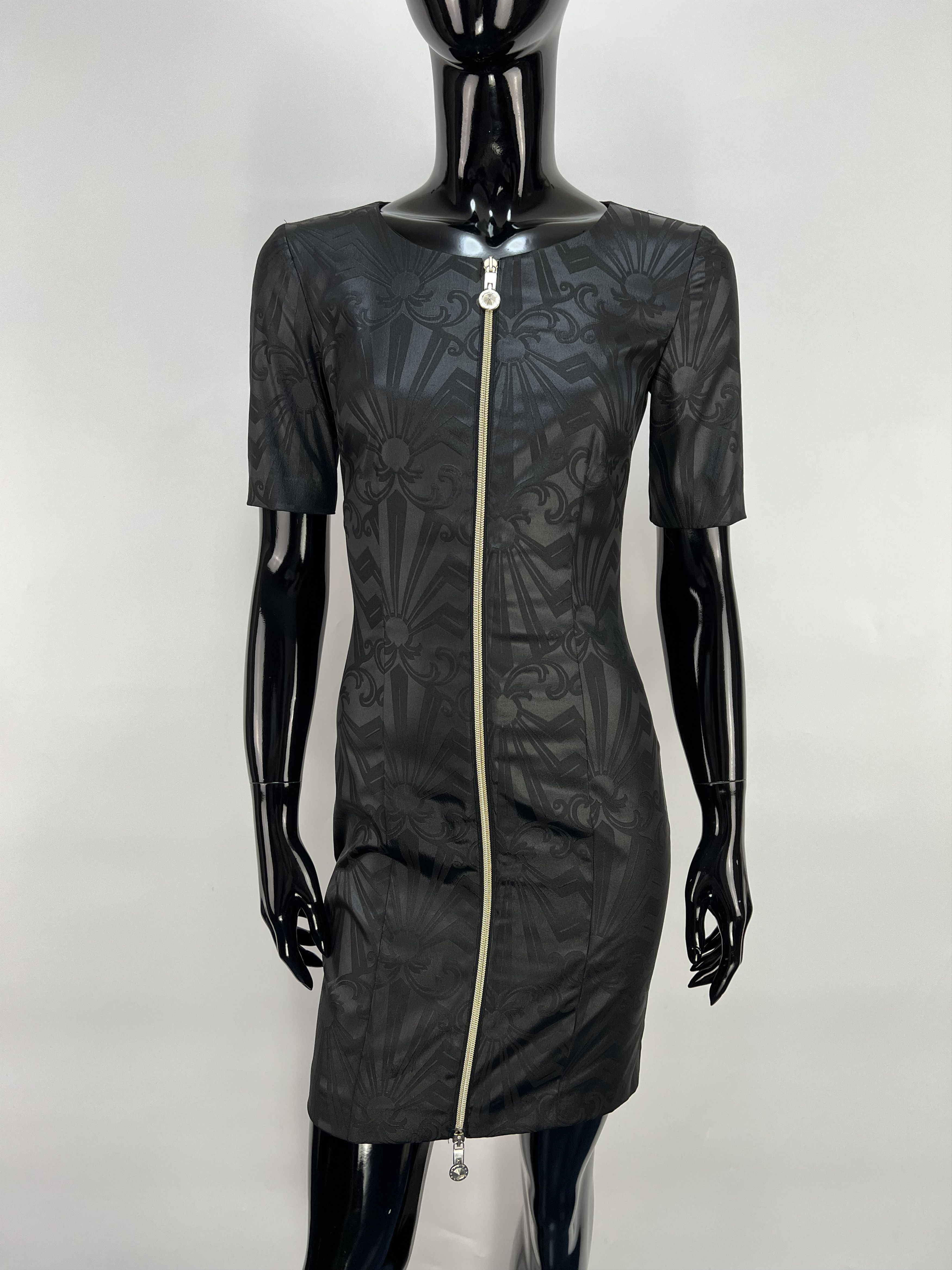 Versace Jeans Couture Versace Jeans Full Zip Short Dress Size XS Size XS / US 0-2 / IT 36-38 - 2 Thumbnail