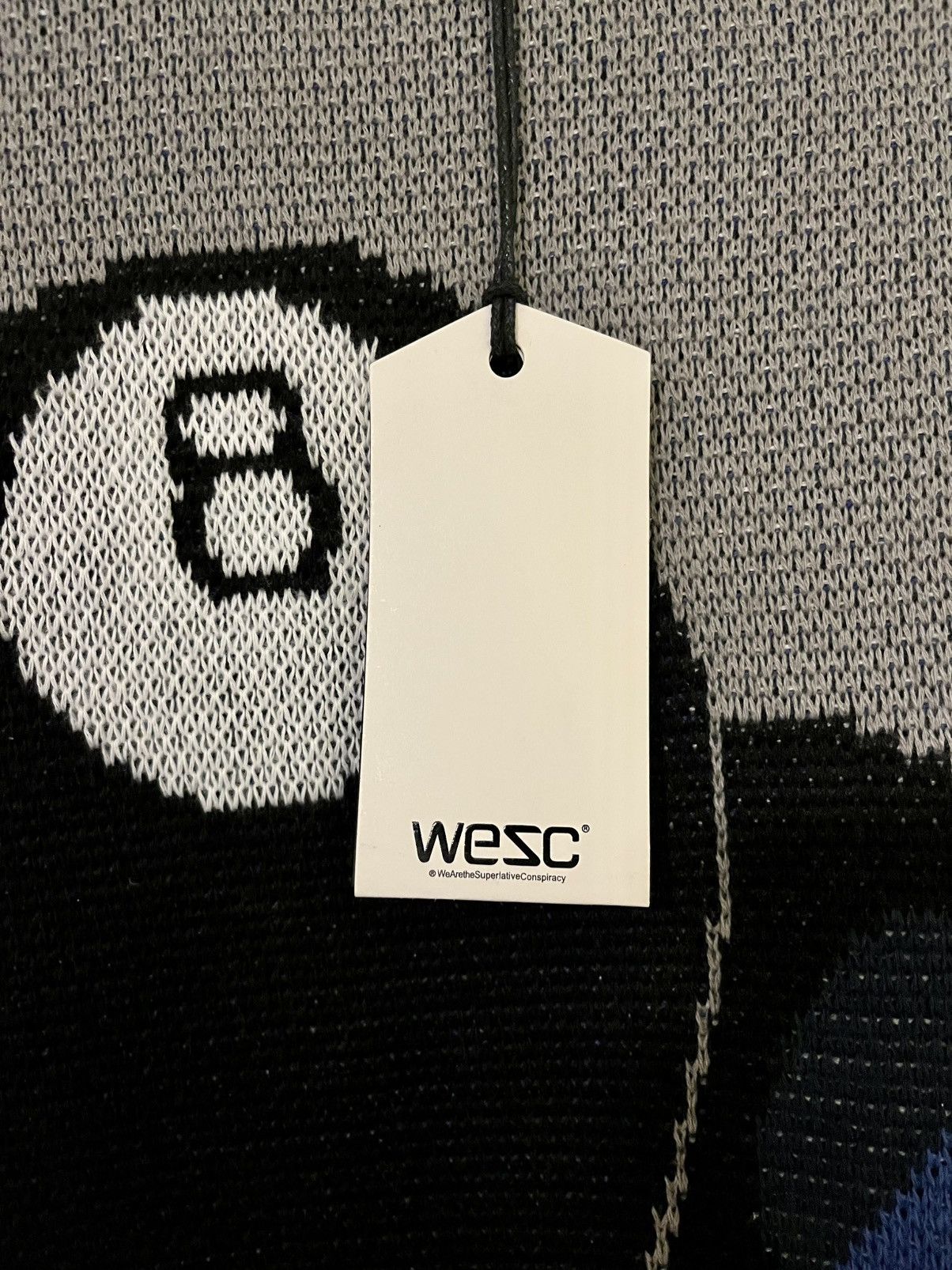 WeSC *NEW WITH TAGS* WeSC 8ball Knit Sweater - Size Medium Size US M / EU 48-50 / 2 - 3 Thumbnail