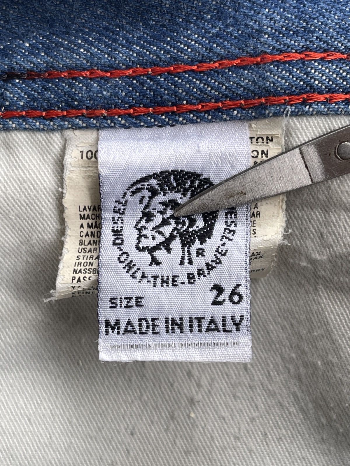 Diesel Diesel Distressed Flared Denim Size 29" - 13 Thumbnail