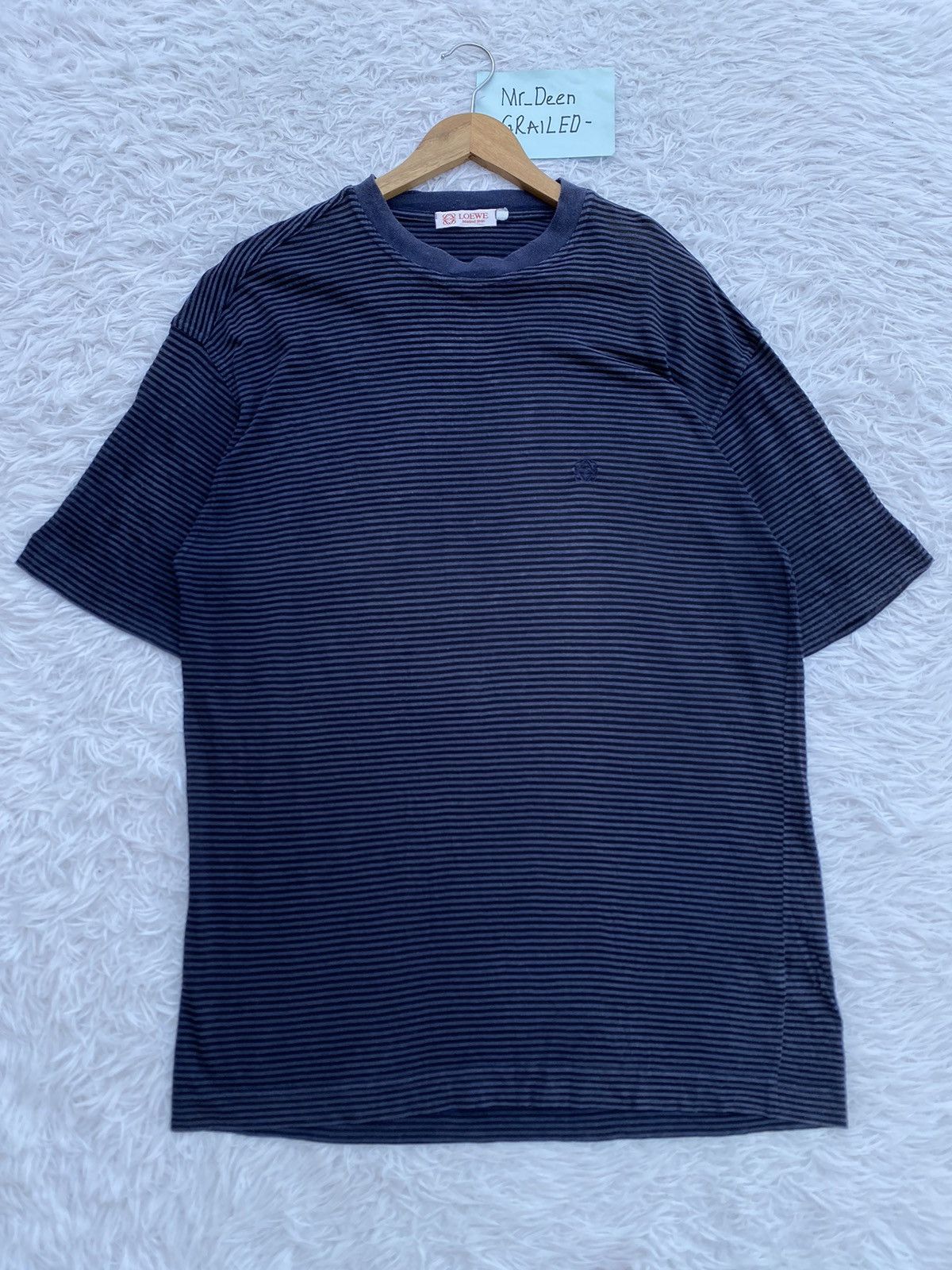 Loewe Rare Vintage Loewe Stripes Tshirt Size US L / EU 52-54 / 3 - 1 Thumbnail