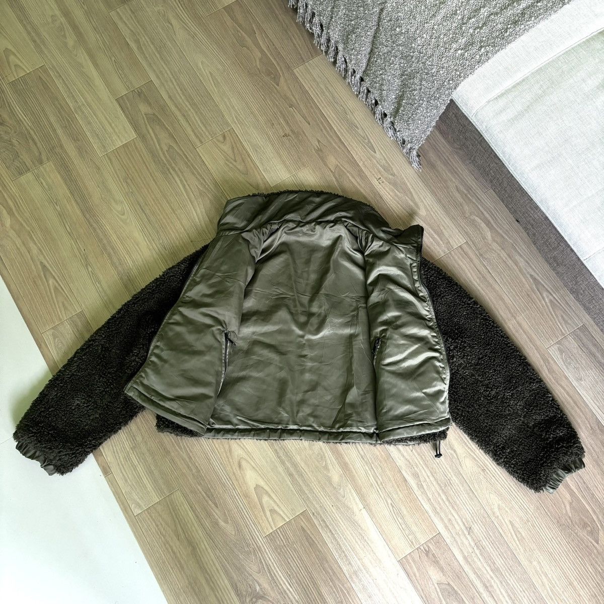 14th Addiction × If Six Was Nine × Le Grande Bleu (L.G.B.) Zara Ifsixwasnine LGB Style furfauxfur jacket Y2K Size US M / EU 48-50 / 2 - 6 Thumbnail