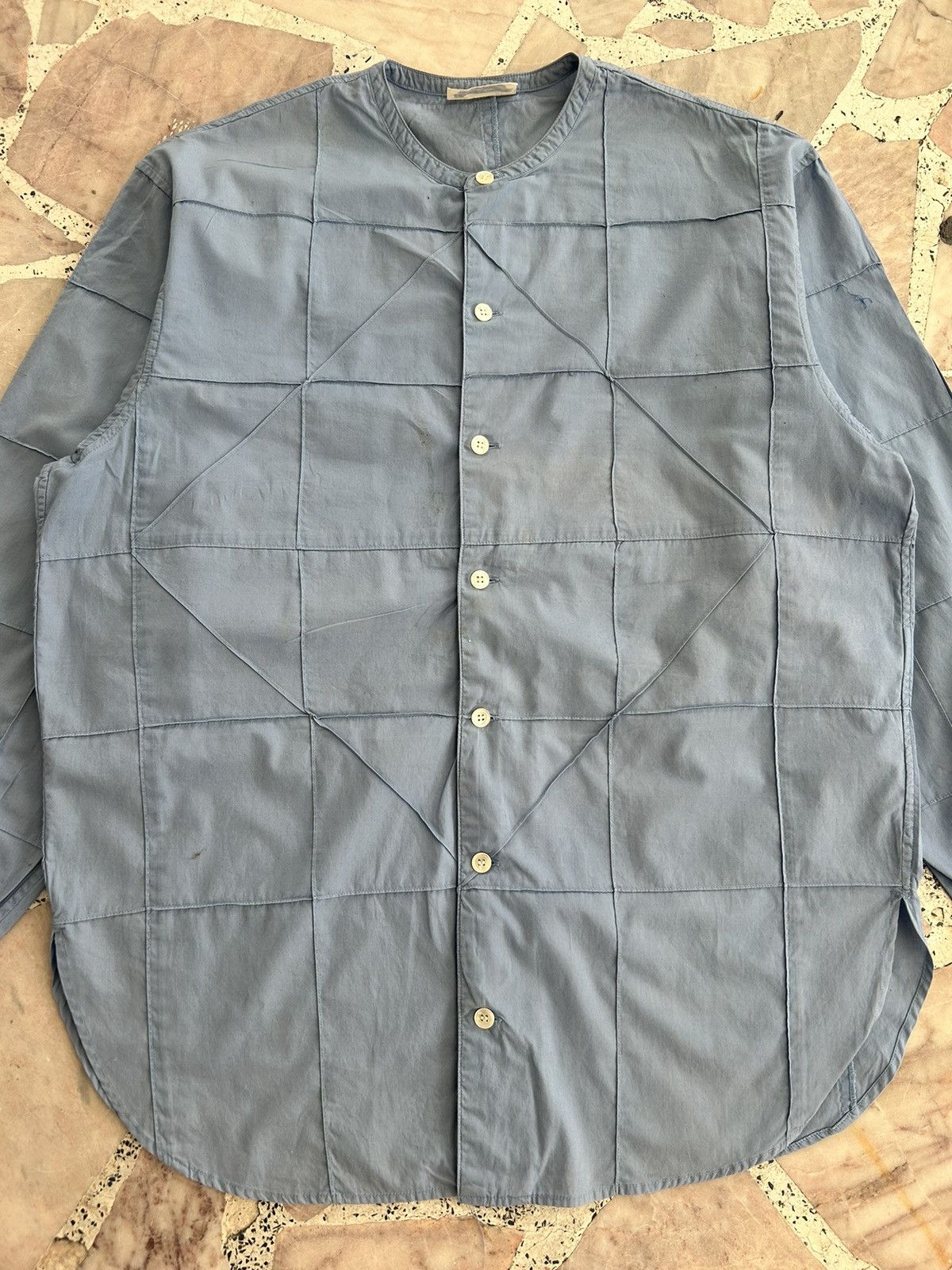 Hai Sporting Gear Issey Miyake Blue Baby Patch Shirt Vintage Size US M / EU 48-50 / 2 - 5 Thumbnail