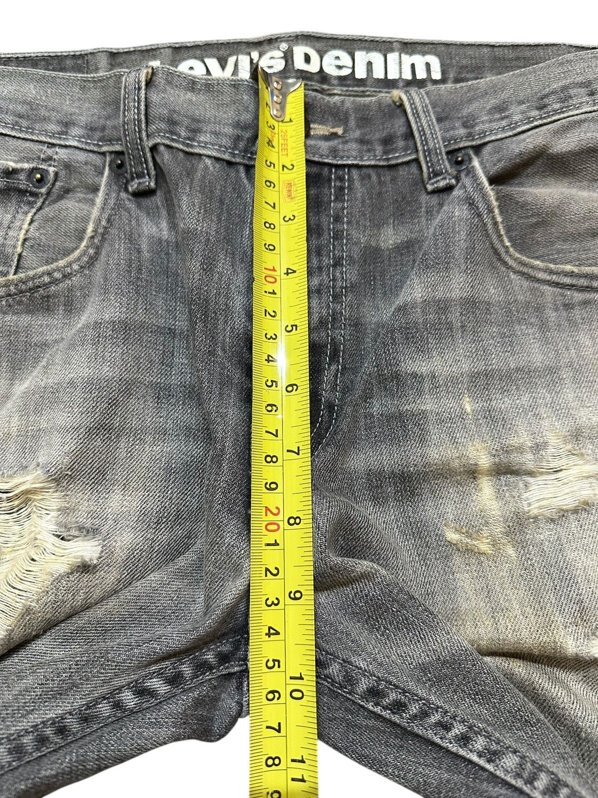 Levi's Vintage 90s Levis 502 Faded Wash Distress Style Loose Jeans Size US 32 / EU 48 - 15 Thumbnail
