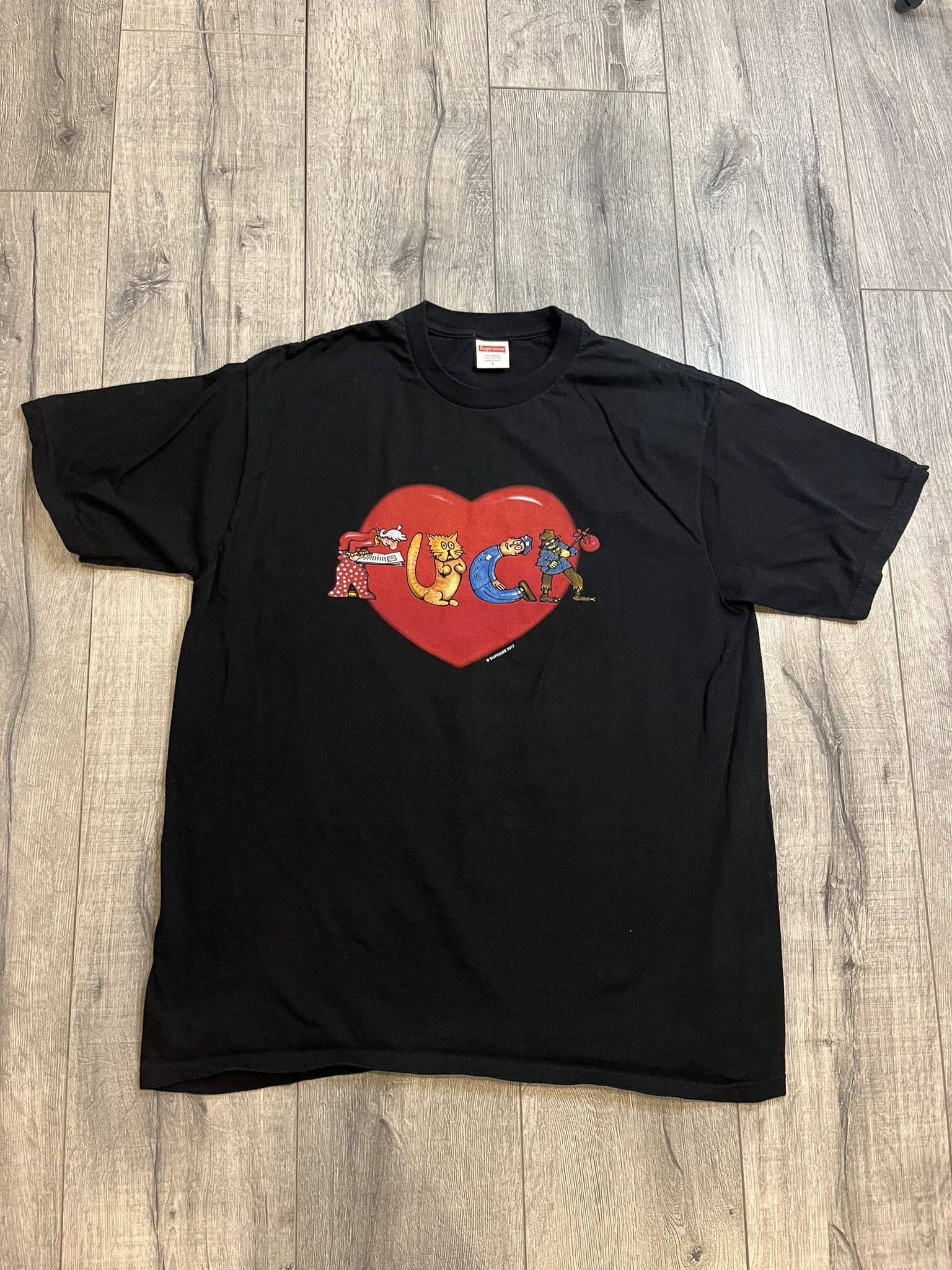 Supreme Fuck Love Tee | Grailed