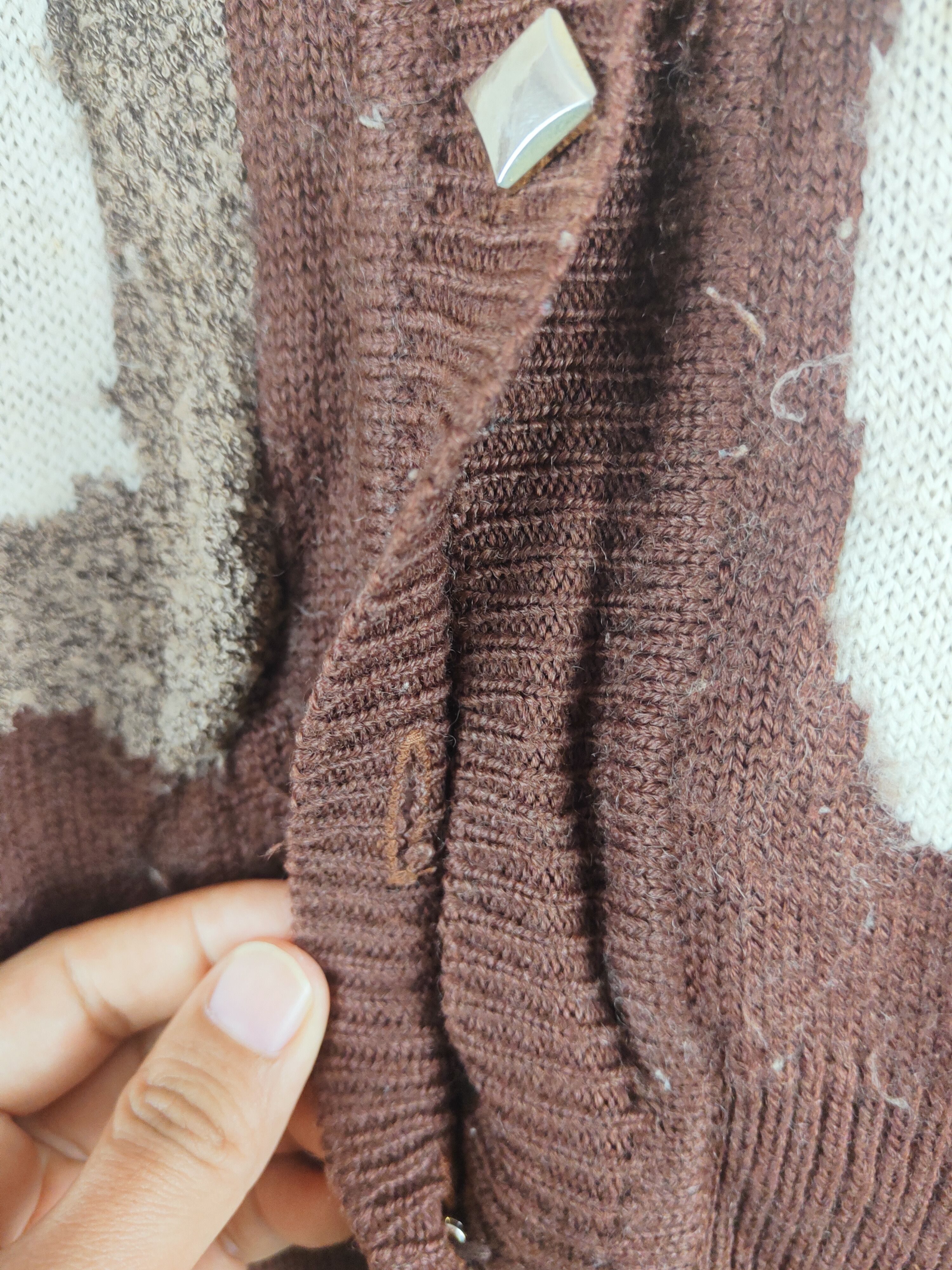 Japanese Brand DL Japan vintage Brown Cat Knitwear Cardigans #46-477 Size M / US 6-8 / IT 42-44 - 3 Thumbnail