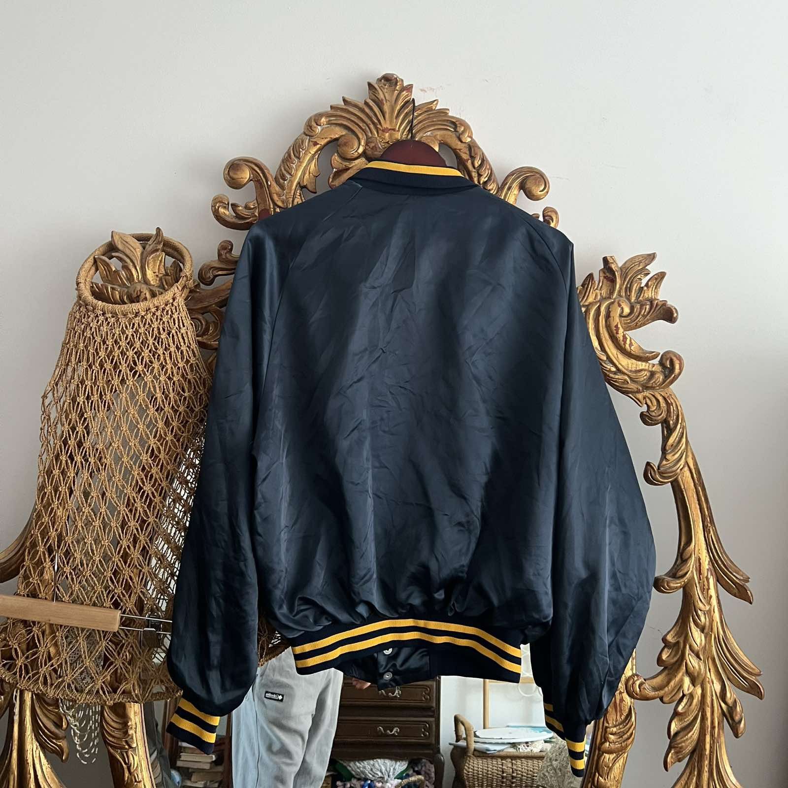 Other Vintage ASW Blue University Bomber Jacket Size Medium Size US M / EU 48-50 / 2 - 2 Thumbnail