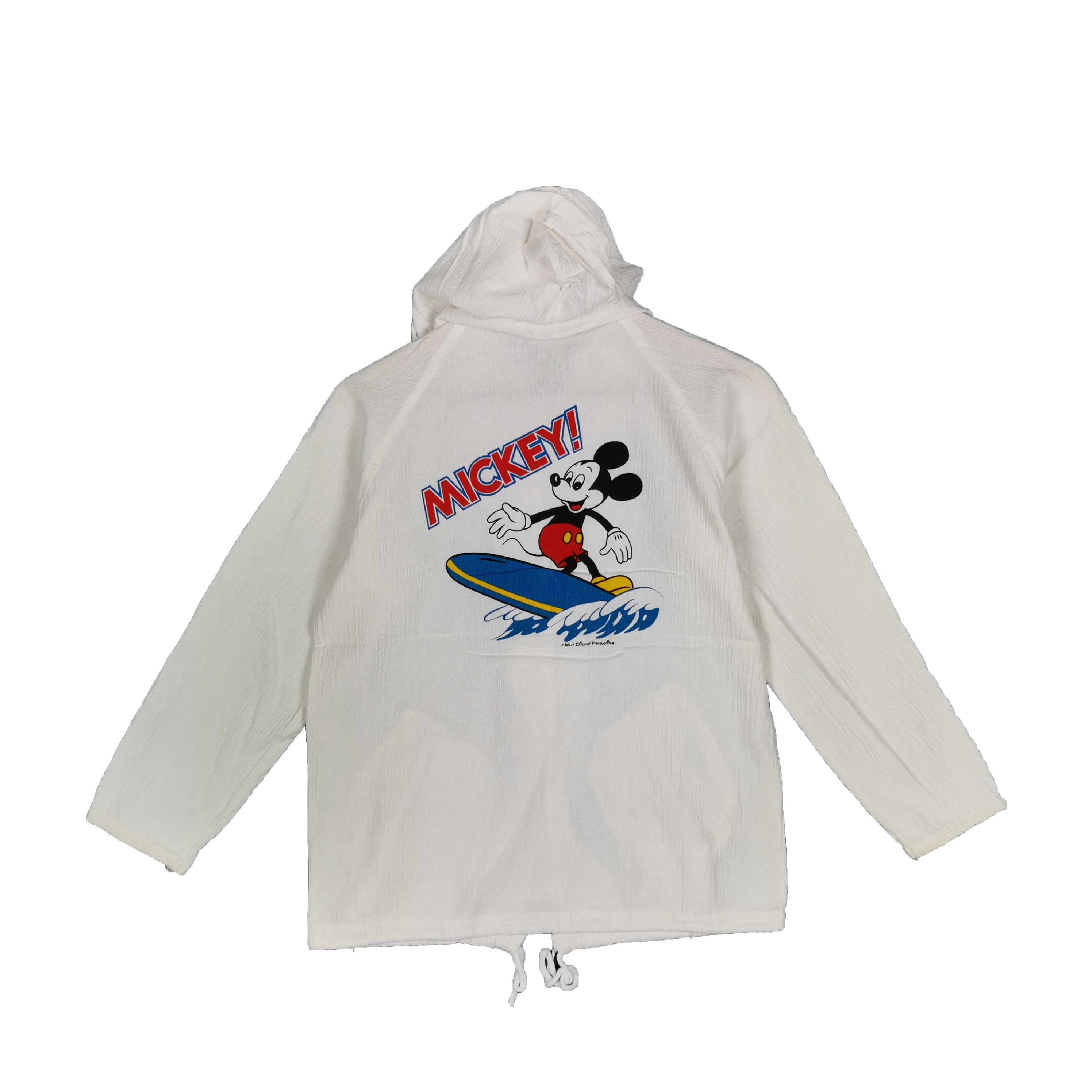 Cartoon Network × Mickey Mouse × Vintage Vintage Mickey Mouse Jacket Surfing Hoodies Zipper Jacket Size S / US 4 / IT 40 - 1 Thumbnail