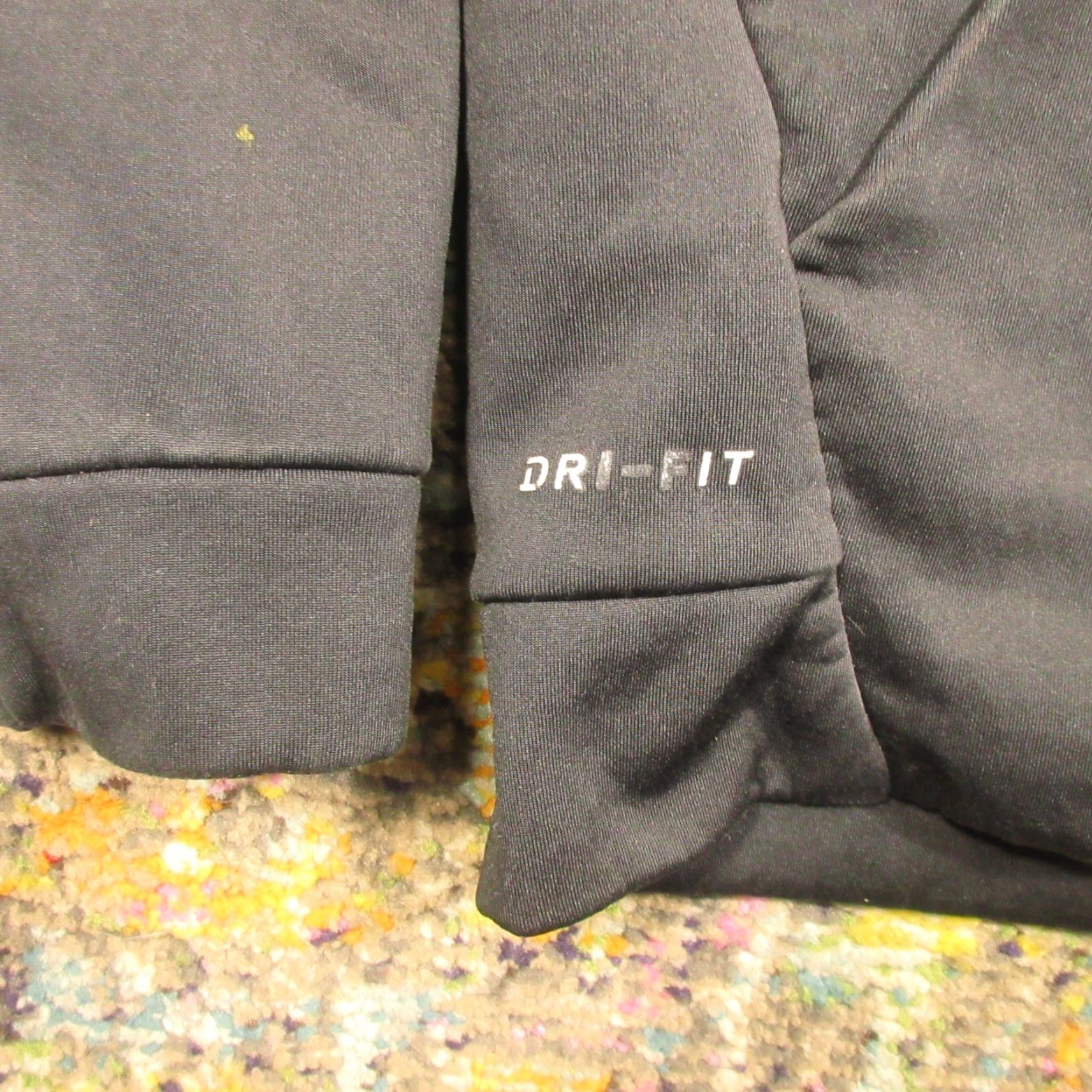 Nike Nike Hoodie Mens Medium Black Full Zip Dri Fit Performance Waffle Fleece Size US M / EU 48-50 / 2 - 6 Thumbnail