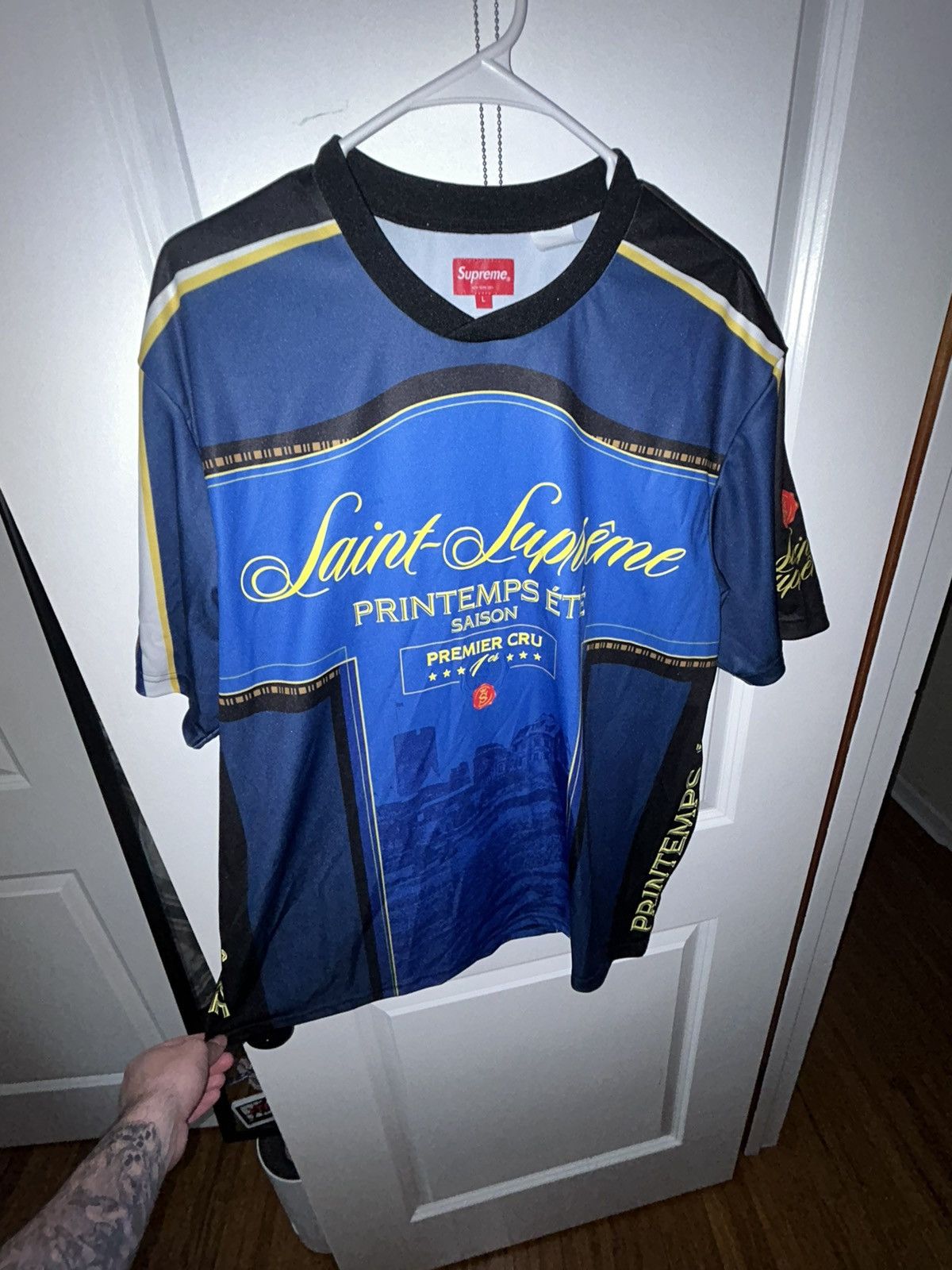 ウェア Supreme 17SS Curve Basketball Jersey S Supreme Curve Basketball Jersey - New York Storage