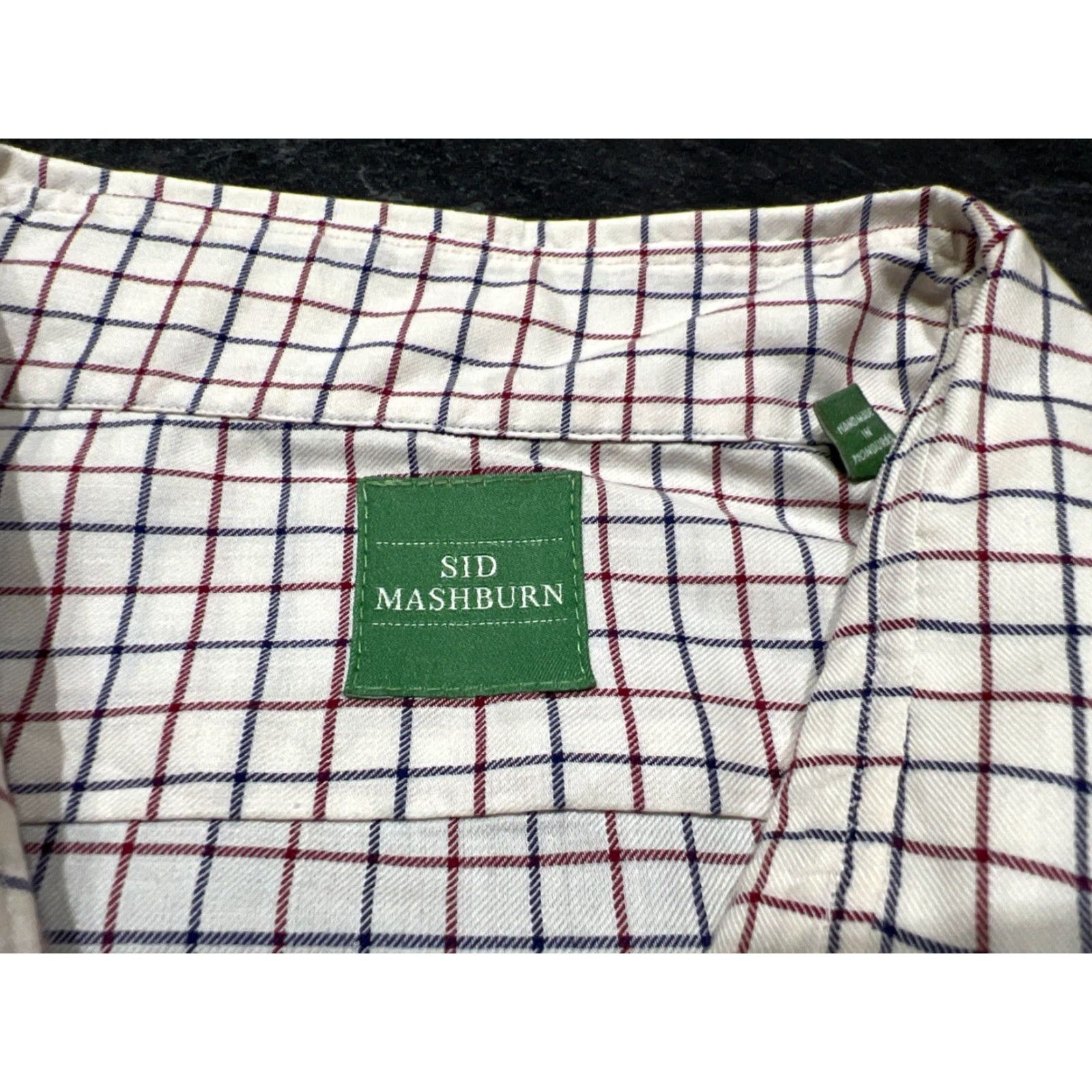 Sid Mashburn Sid Mashburn Plaid Handmade Shirt Men's 2XL Oxford Preppy Button Down Size US XXL / EU 58 / 5 - 7 Thumbnail