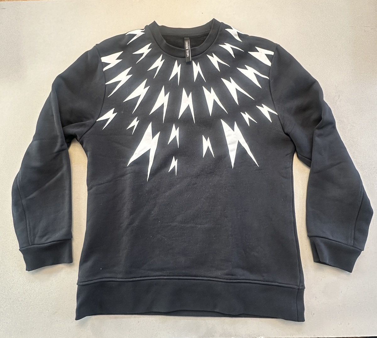 Neil Barrett Neil Barrett Lightning Bolt Sweatshirt Size US M / EU 48-50 / 2 - 1 Thumbnail