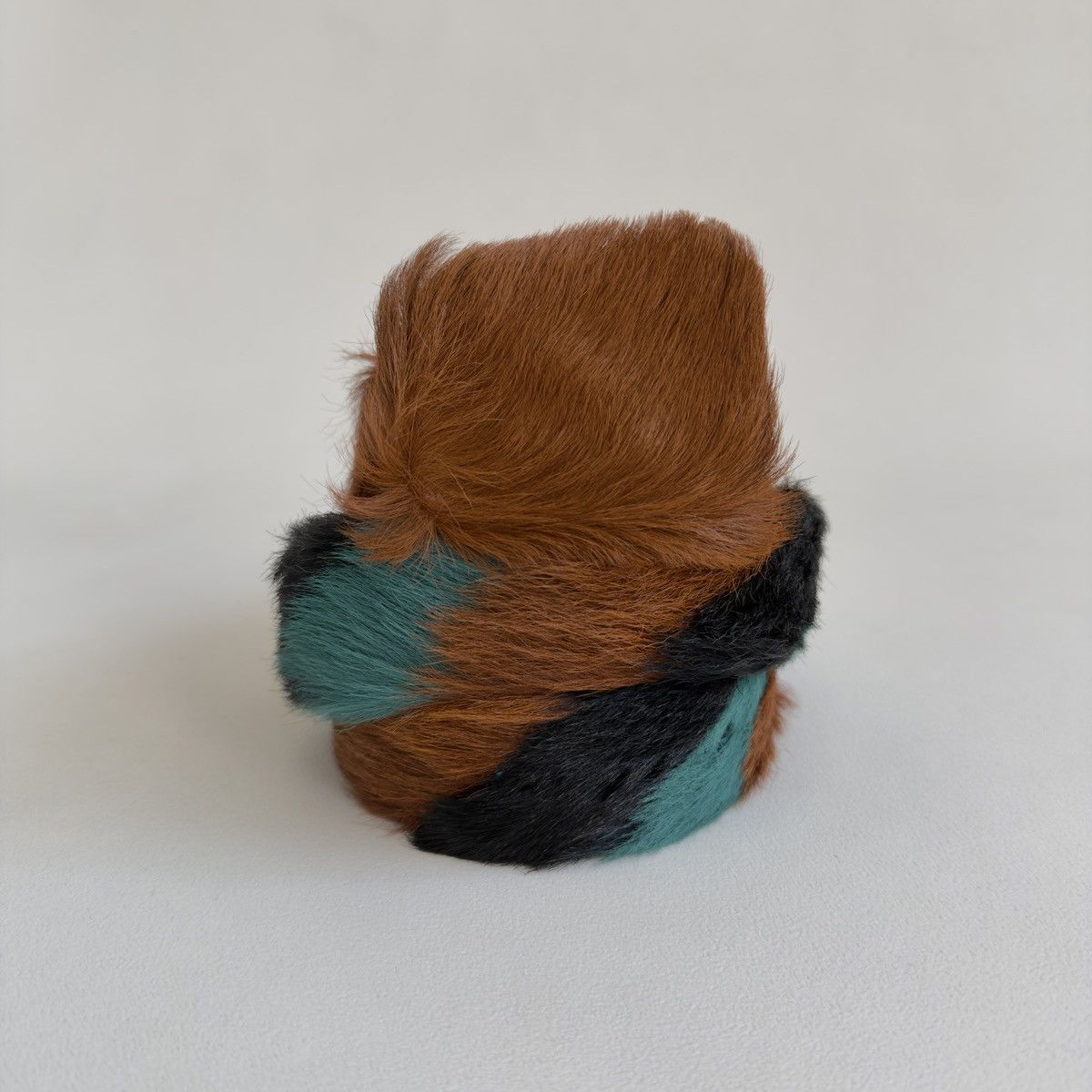 Prada A/W 17 Multicoloured Fur Belt Size 32 - 21 Thumbnail