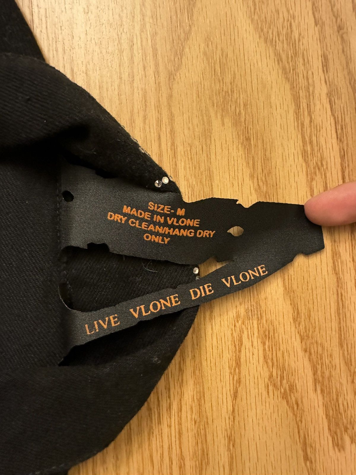 Vlone Vlone Rhinestone Denim Jacket Size US M / EU 48-50 / 2 - 3 Thumbnail