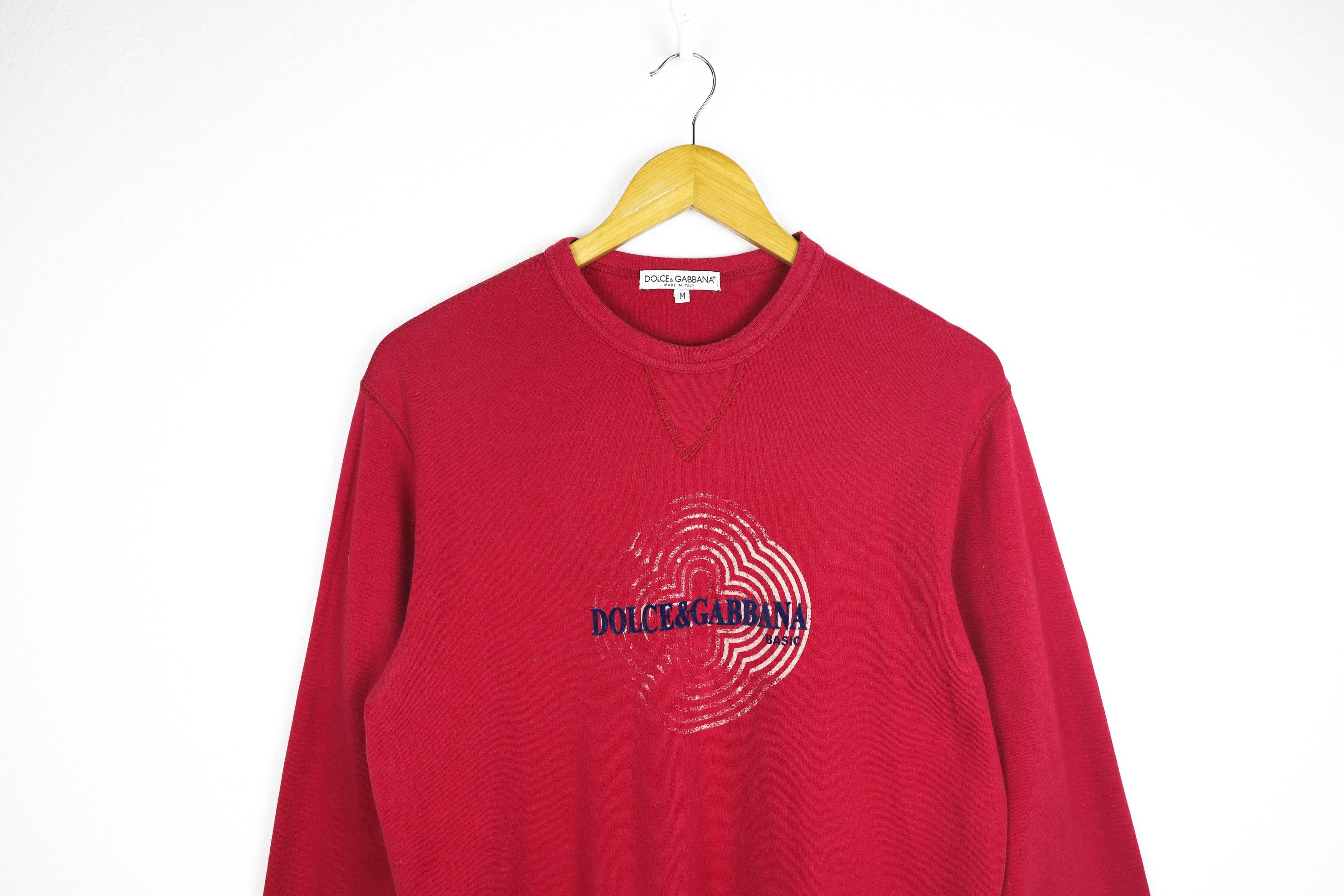 Dolce & Gabbana Vintage Dolce & Gabbana Big Logo Crew Long Sleeve T-shirt Size US M / EU 48-50 / 2 - 2 Thumbnail