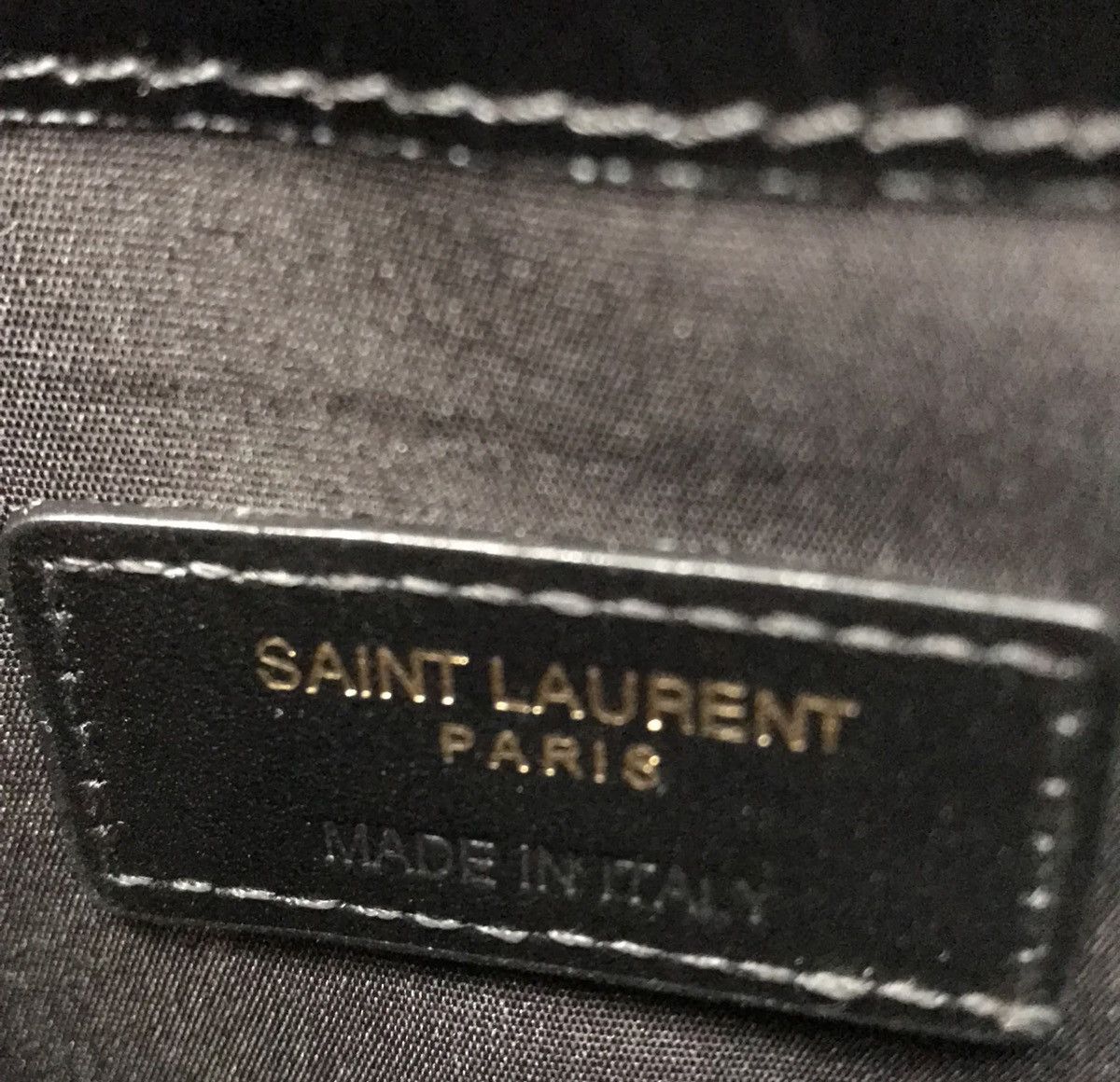 Saint Laurent Paris Crocodile Leather Uptown Clutch Bag Size ONE SIZE - 3 Thumbnail