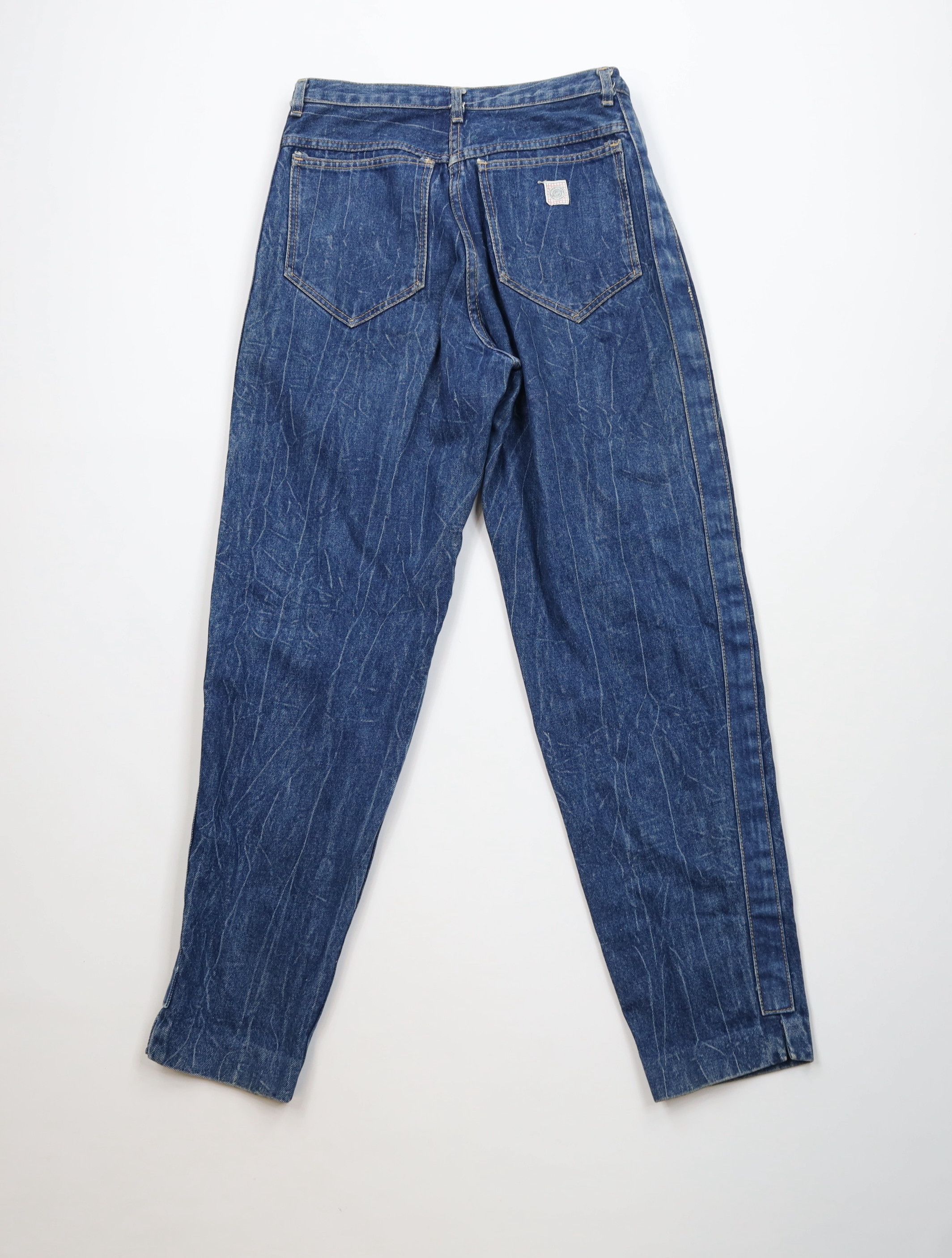 Vintage Vintage 90s Streetwear Acid Wash Tapered Leg Denim Jeans Size 36" / US 14 / IT 50 - 12 Thumbnail
