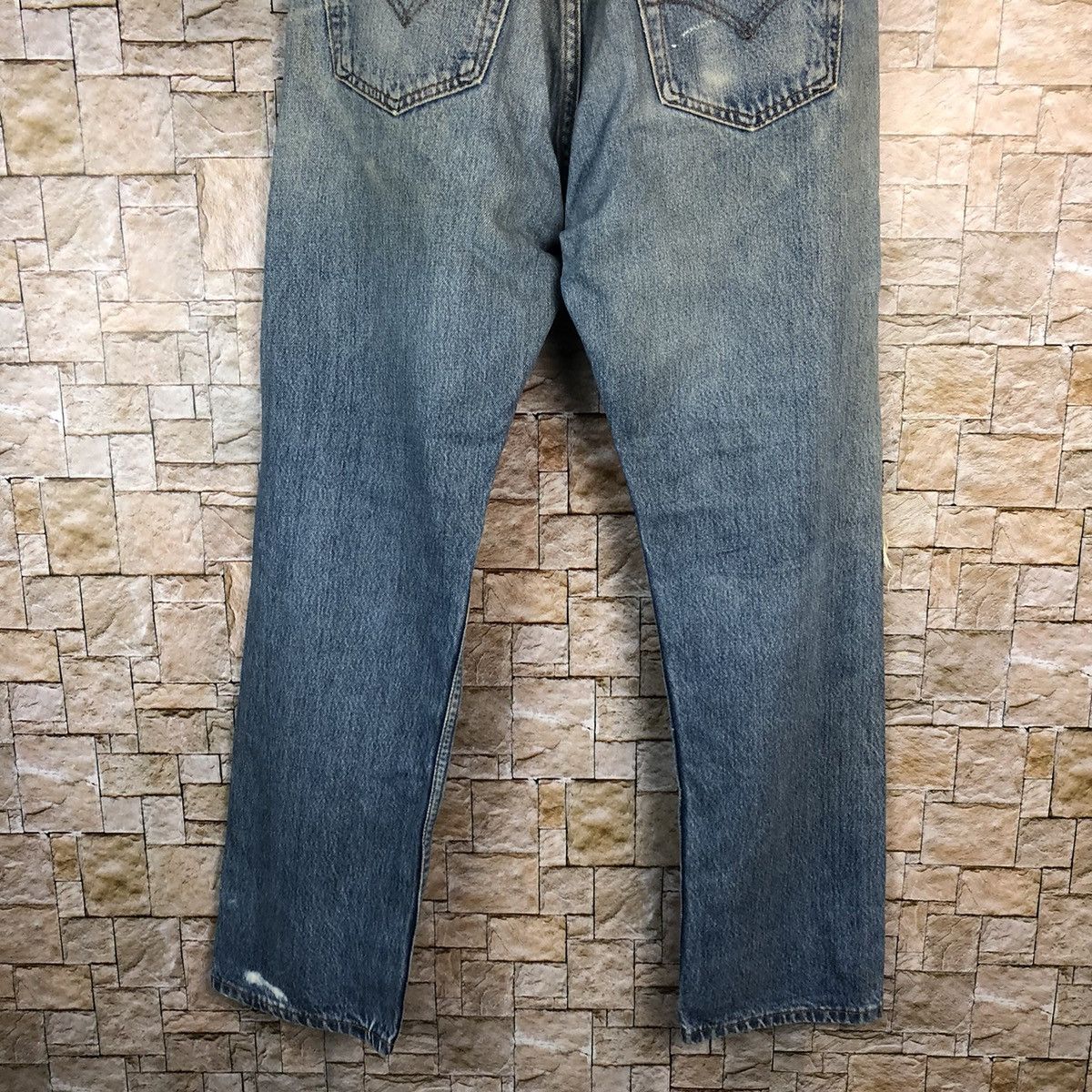 Levi's D 501 Levis patchwork ripped Distressed Denim Pants #A1013 Size US 32 / EU 48 - 18 Thumbnail