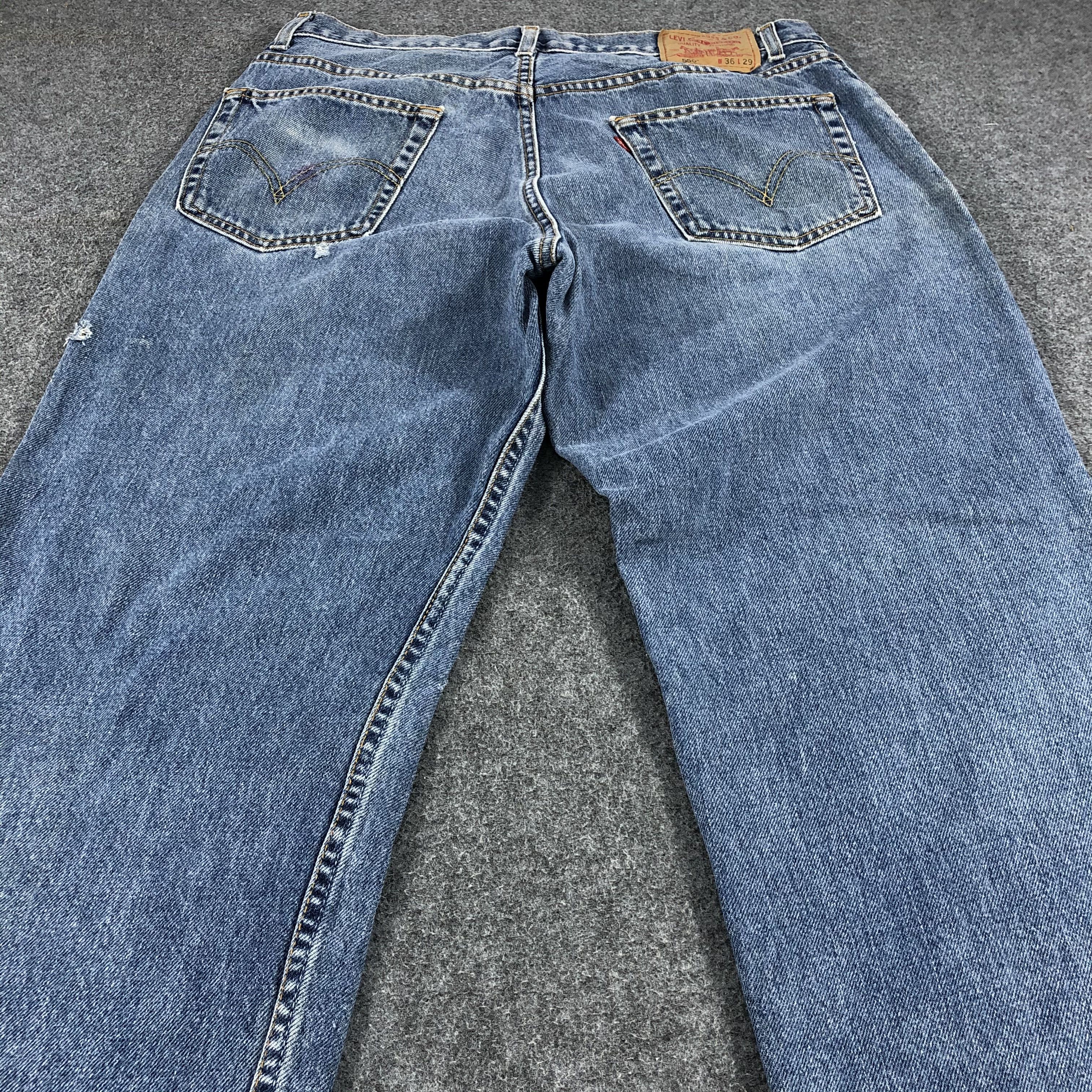 Levi's Vintage Levis 550 Denim Jeans-JM711 Size US 35 - 4 Thumbnail
