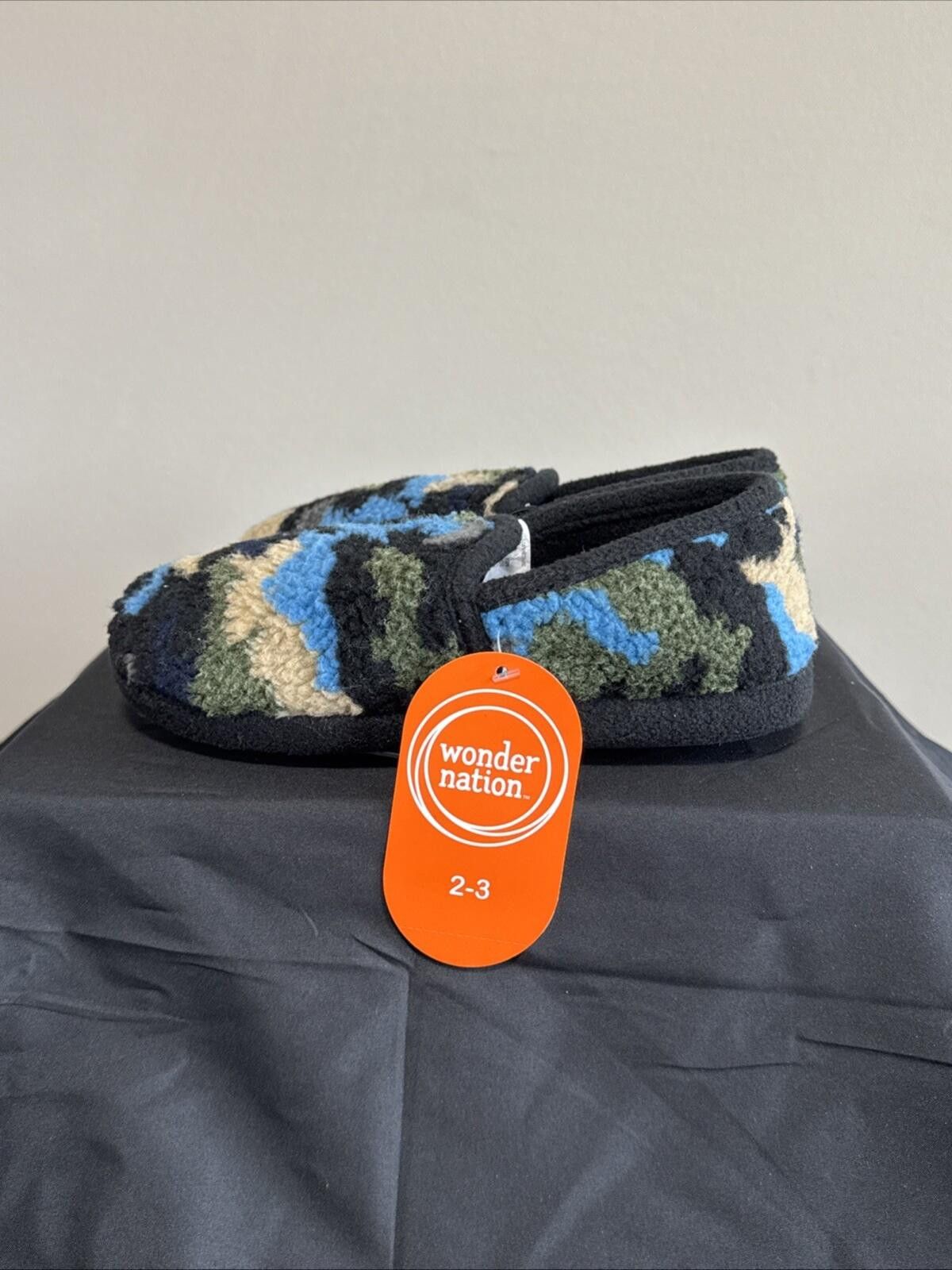 Other Wonder Nation Toddler Boys' Camo Slipper Size 2-3 (360) Size US 5 / EU 37 - 3 Thumbnail