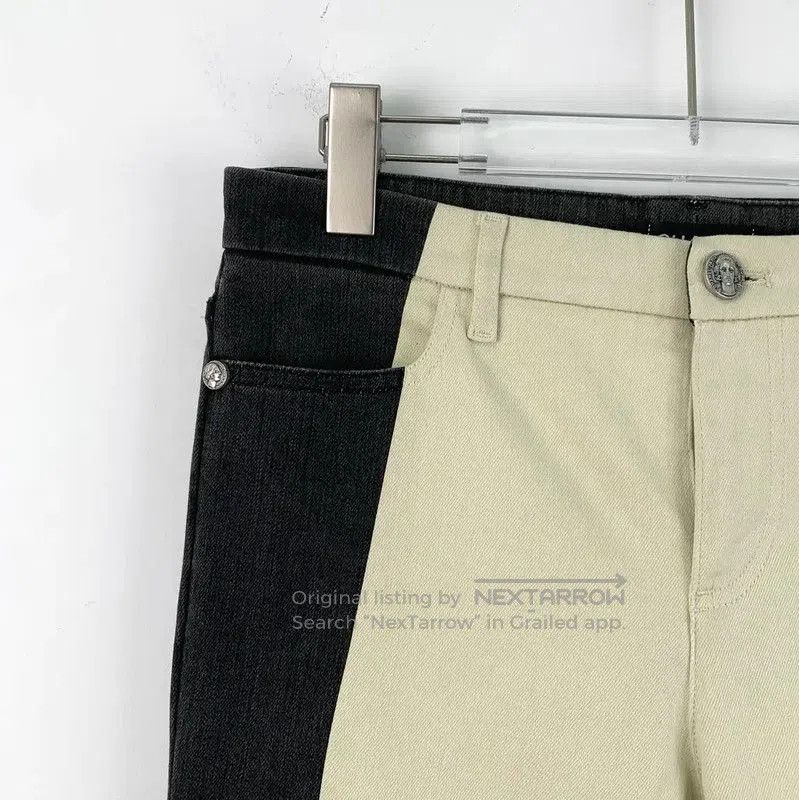 Chanel Chanel Color Block Cotton Women's Denim Pants . Size 23" - 3 Thumbnail