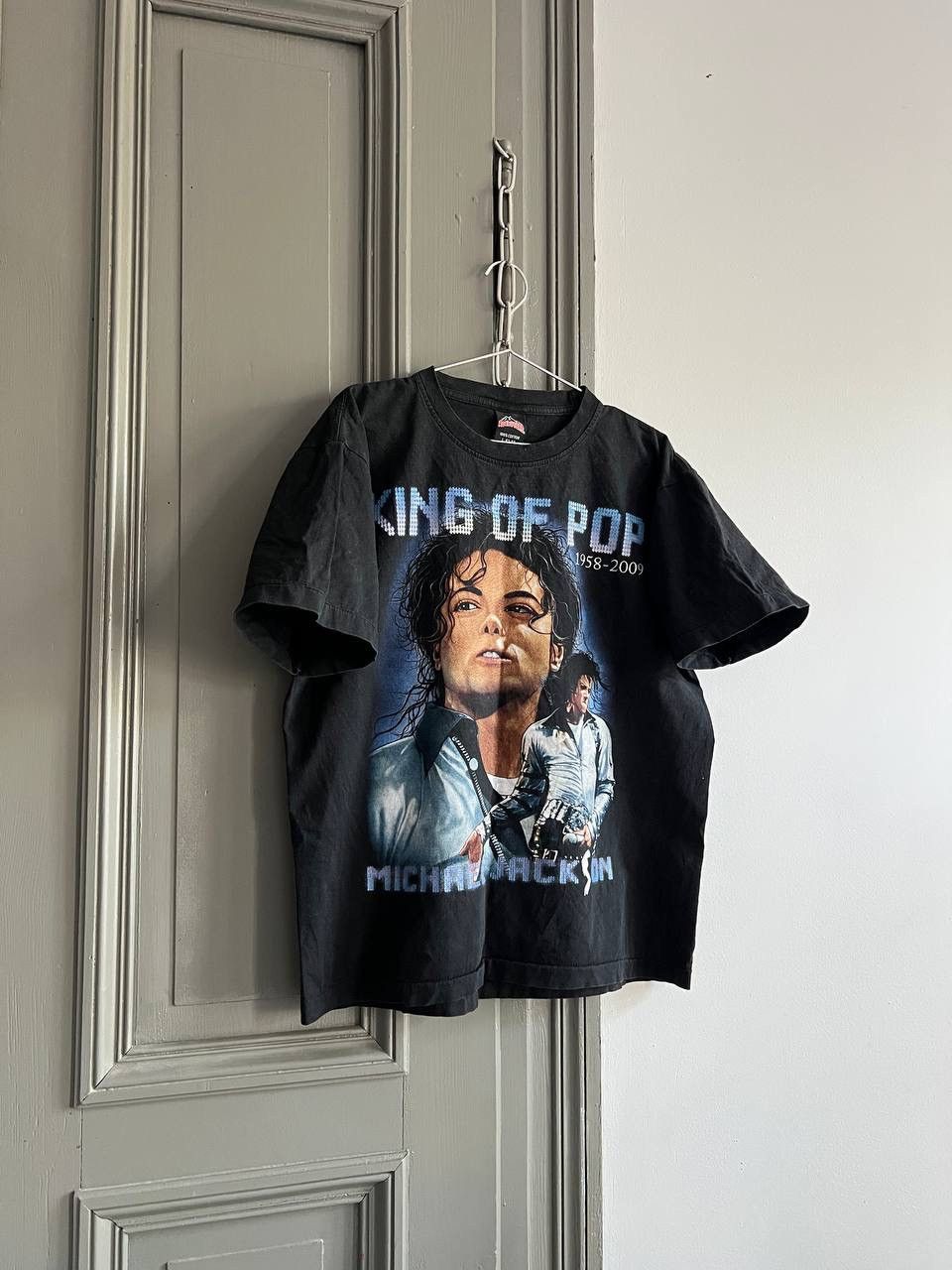 Band Tees Vintage Single Stitch 1958-2009 Michael Jackson King Of Pop Size US XL / EU 56 / 4 - 3 Thumbnail
