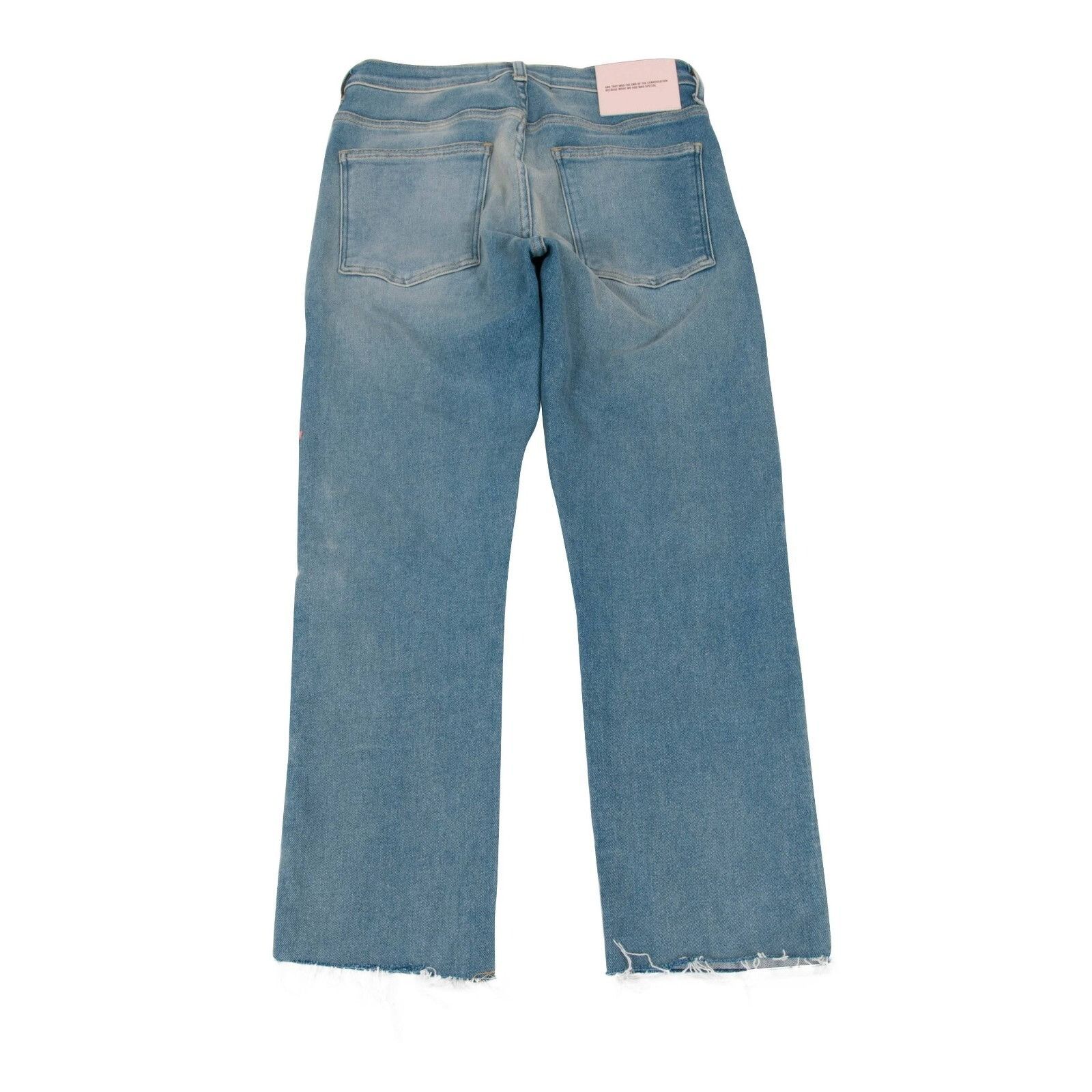 Lost Daze Straight Leg Size 28 Indigo Stretch Raw Hem Denim Size US 28 / EU 44 - 2 Thumbnail