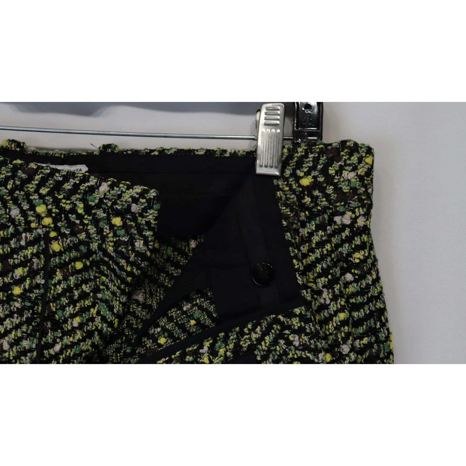 Bottega Veneta o1rshd1 Large Mouline HerringboneTrousers in Green/Yellow Size US 32 / EU 48 - 6 Thumbnail