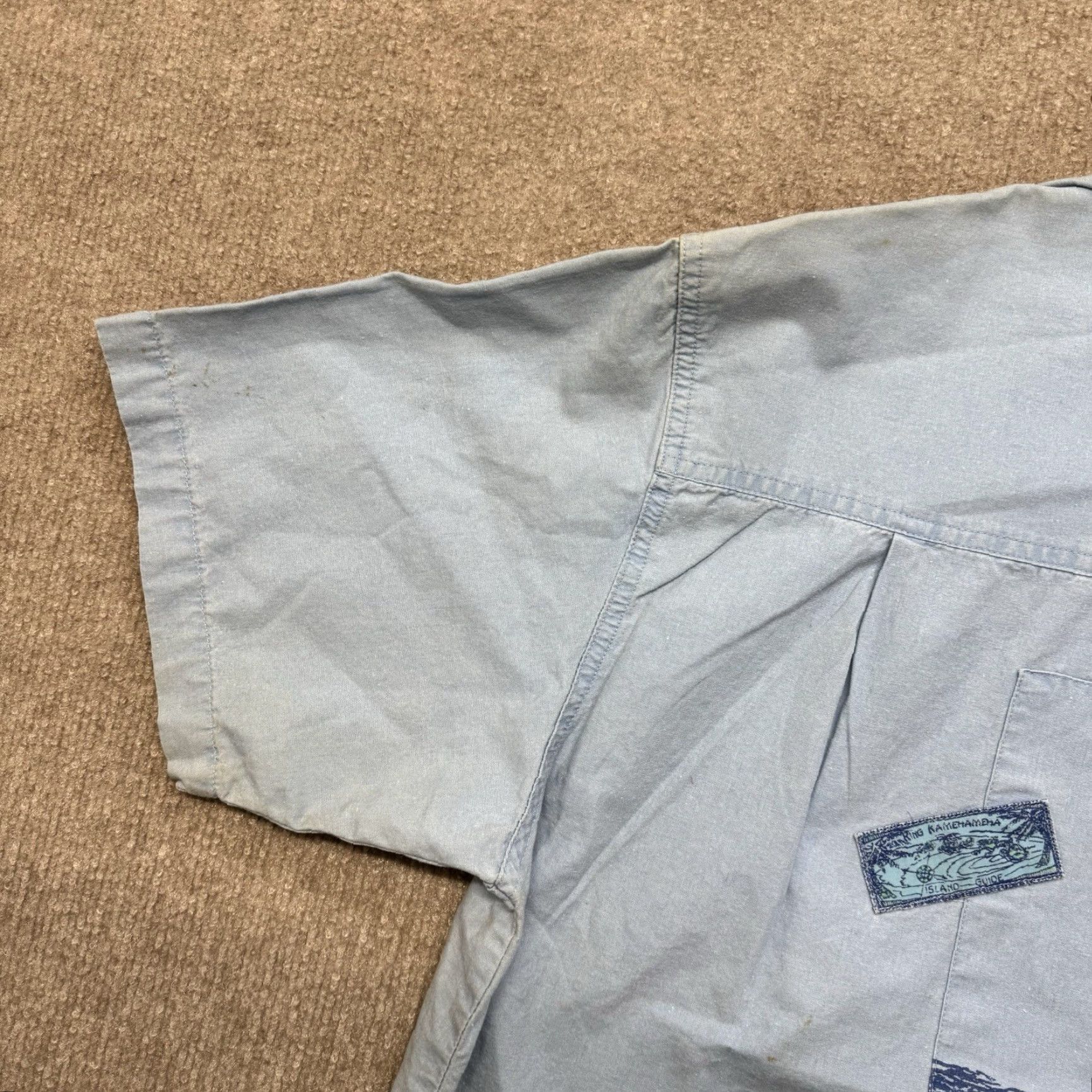 Gotcha VINTAGE Gotcha Shirt Mens XL 80s Surf NOS Blue Chambray Skate Size US XL / EU 56 / 4 - 7 Thumbnail