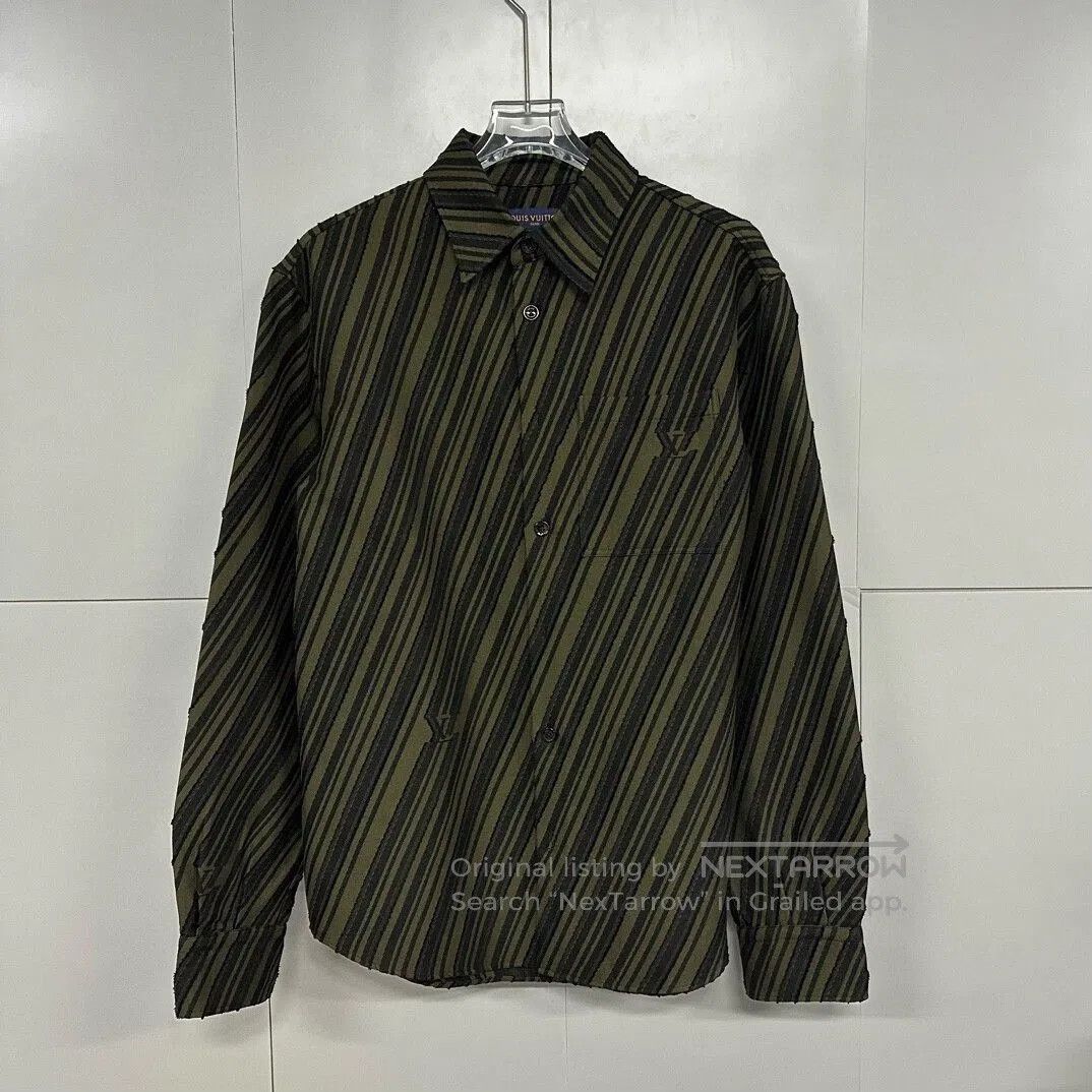 Louis Vuitton lv louis vuitton black yellow striped shirt. Size US M / EU 48-50 / 2 - 1 Thumbnail