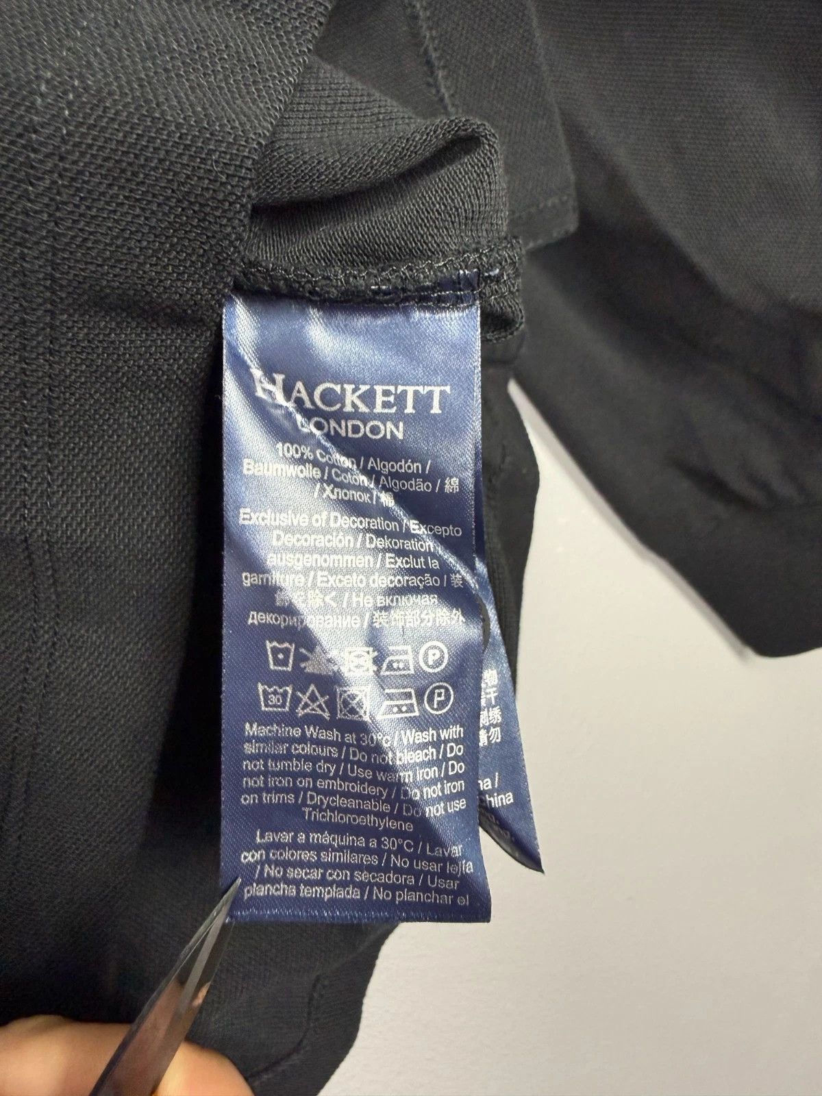 Hackett Men’s Hackett London x Aston Martin AMR Shirt Long Size US L / EU 52-54 / 3 - 4 Thumbnail